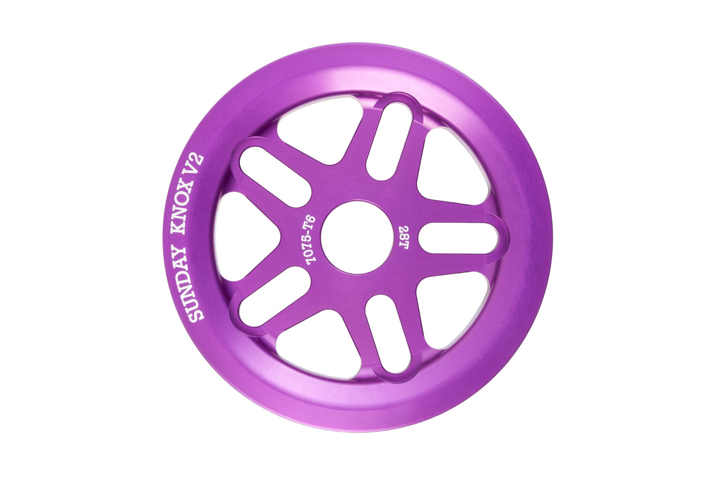 Sunday Knox v2 Sprocket (Anodized Purple) available at 5150bmx.com