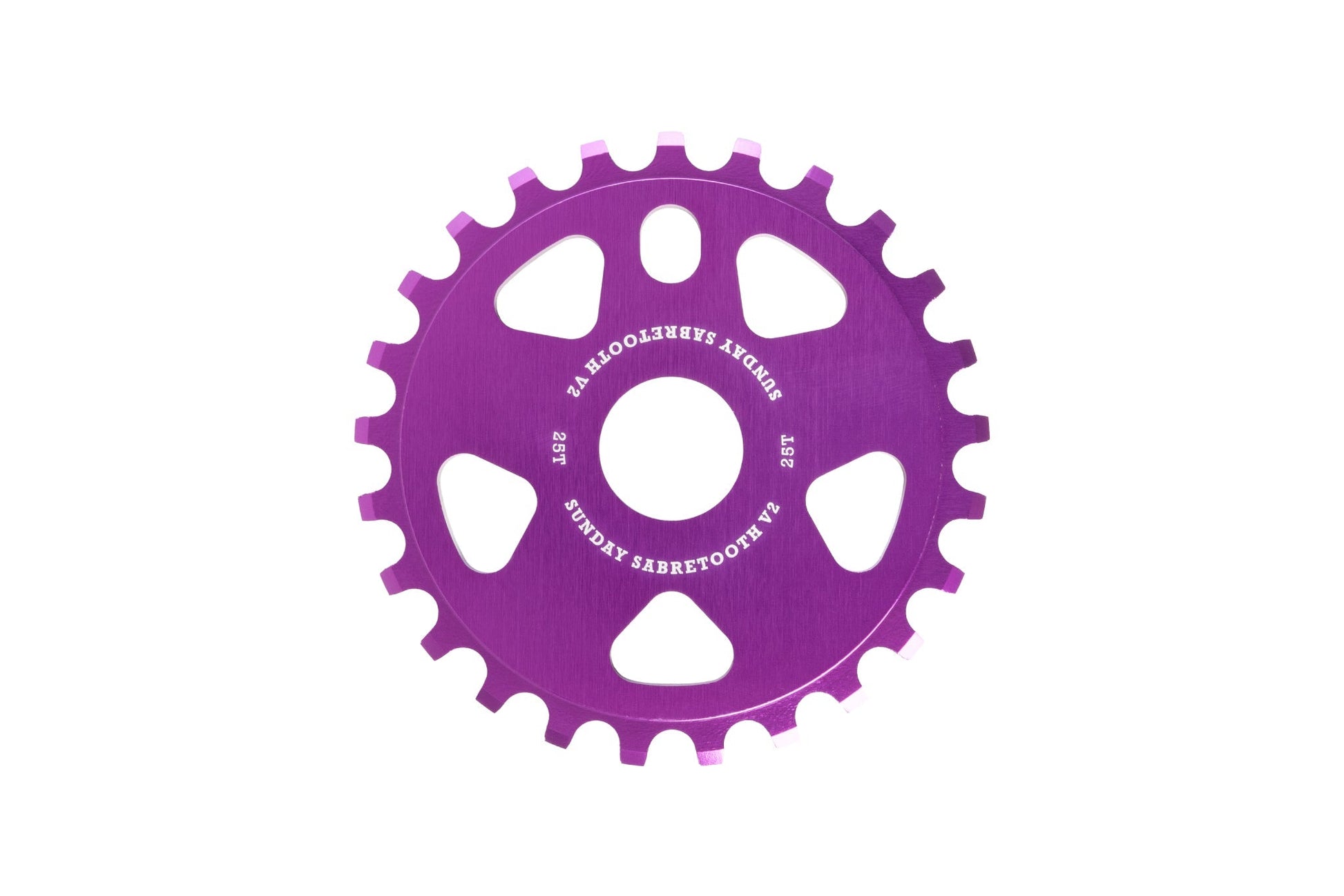 Sunday Sabretooth v2 Sprocket (Anodized Purple) available at 5150bmx.com
