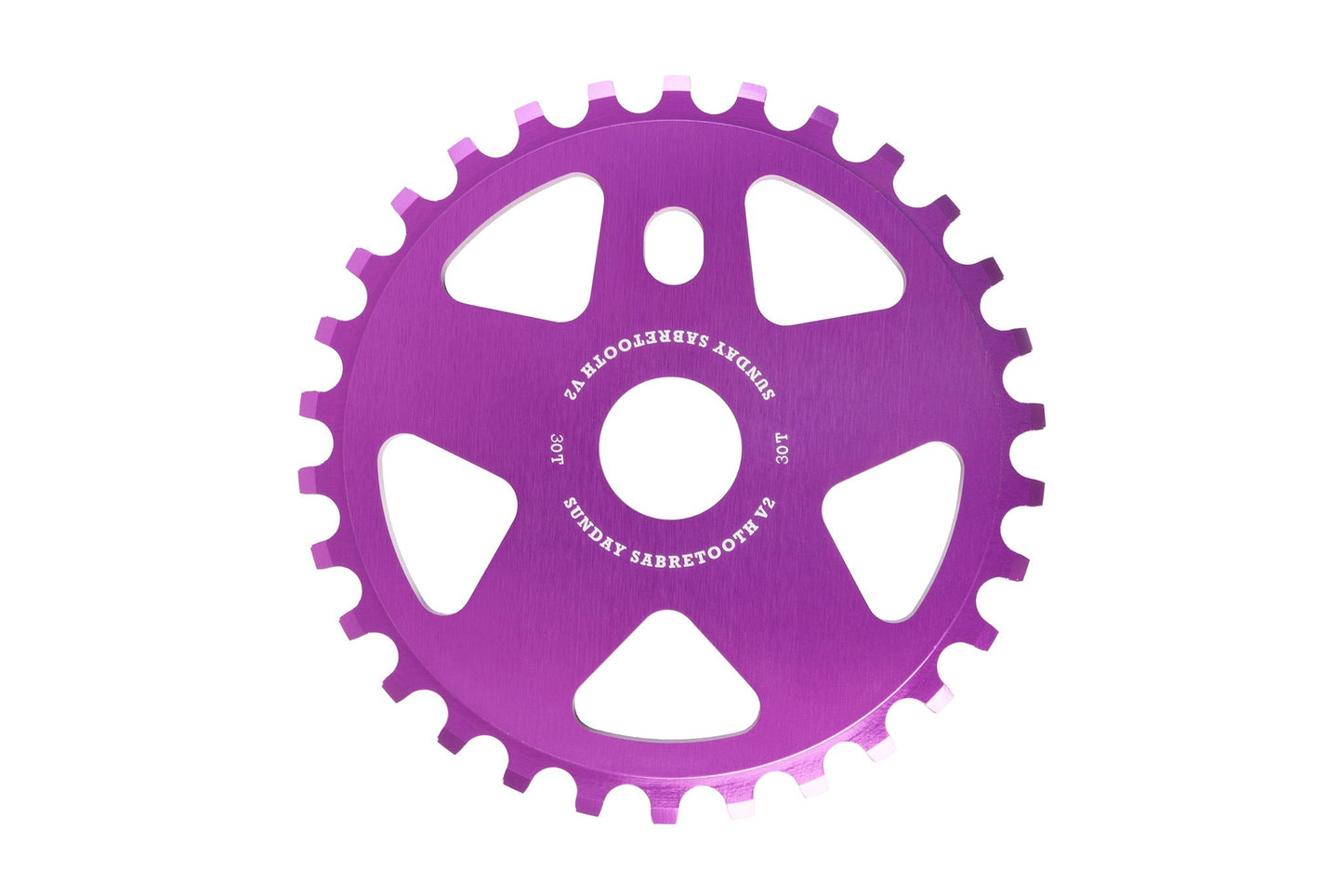 Sunday Sabretooth v2 Sprocket (Anodized Purple) available at 5150bmx.com
