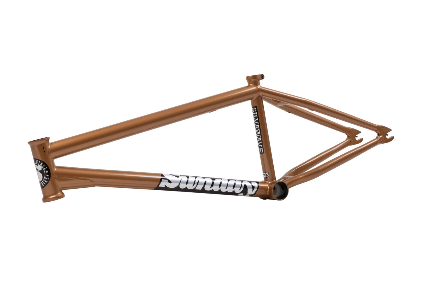 Sunday Silvawave Frame (Metallic Amber) available at 5150bmx.com