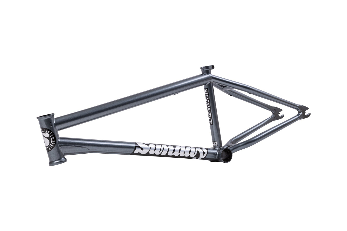 Sunday Silvawave Frame (Metallic Dark Silver) available at 5150bmx.com