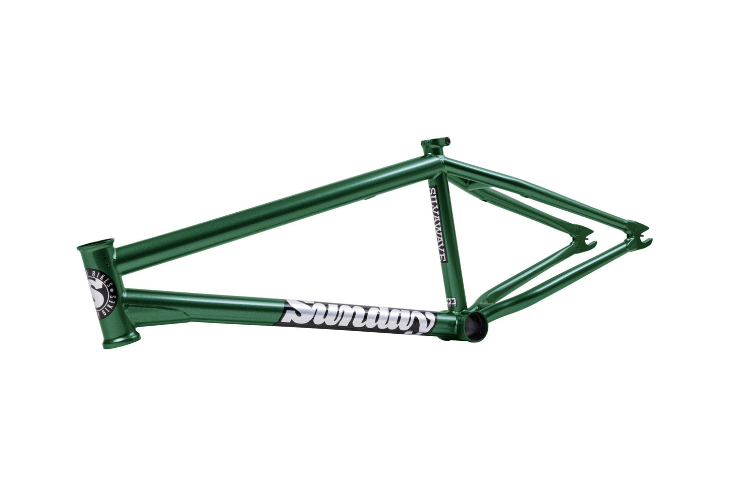 Sunday Silvawave Frame (Metallic Seaweed Green) available at 5150bmx.com