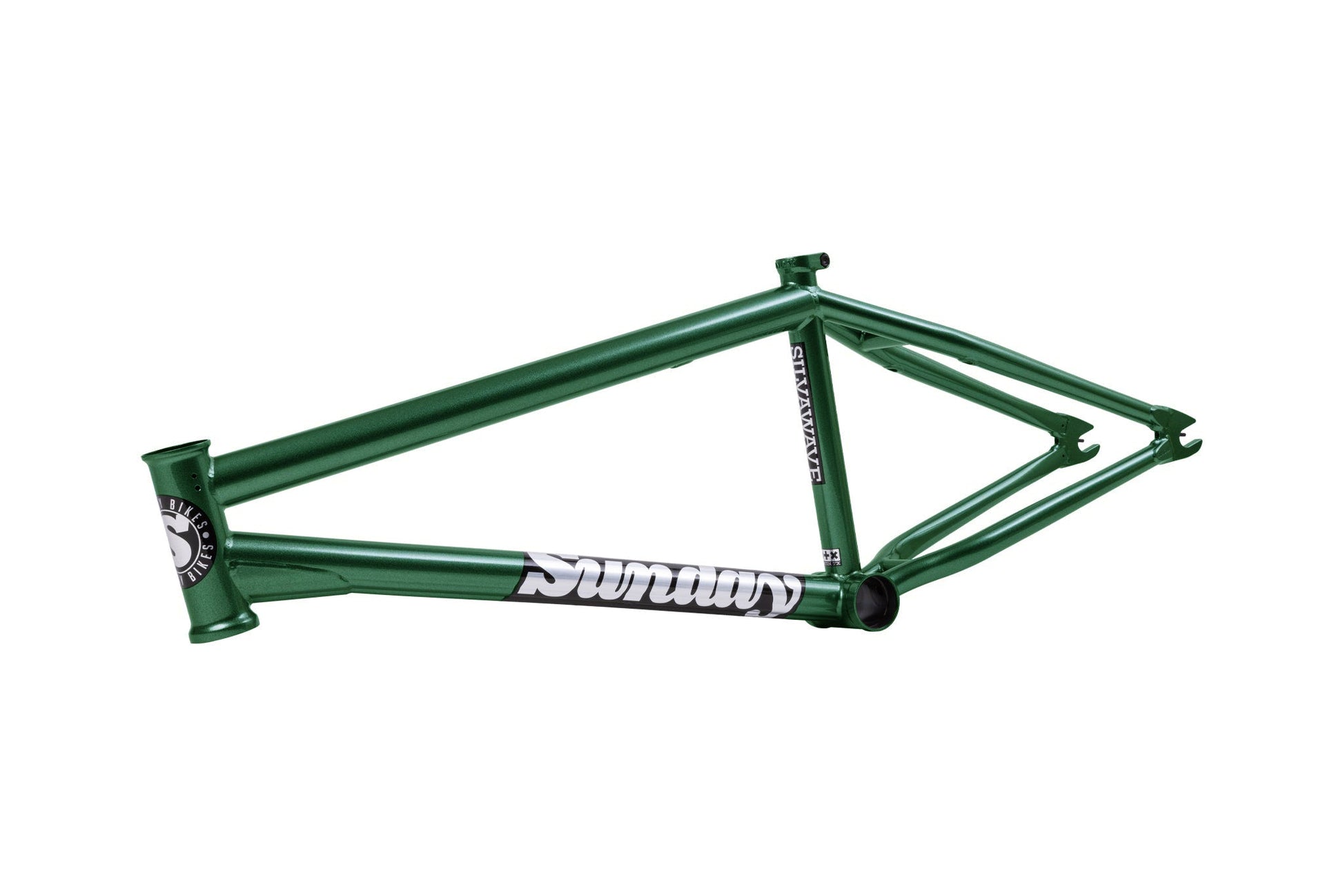 Sunday Silvawave Frame (Metallic Seaweed Green) available at 5150bmx.com