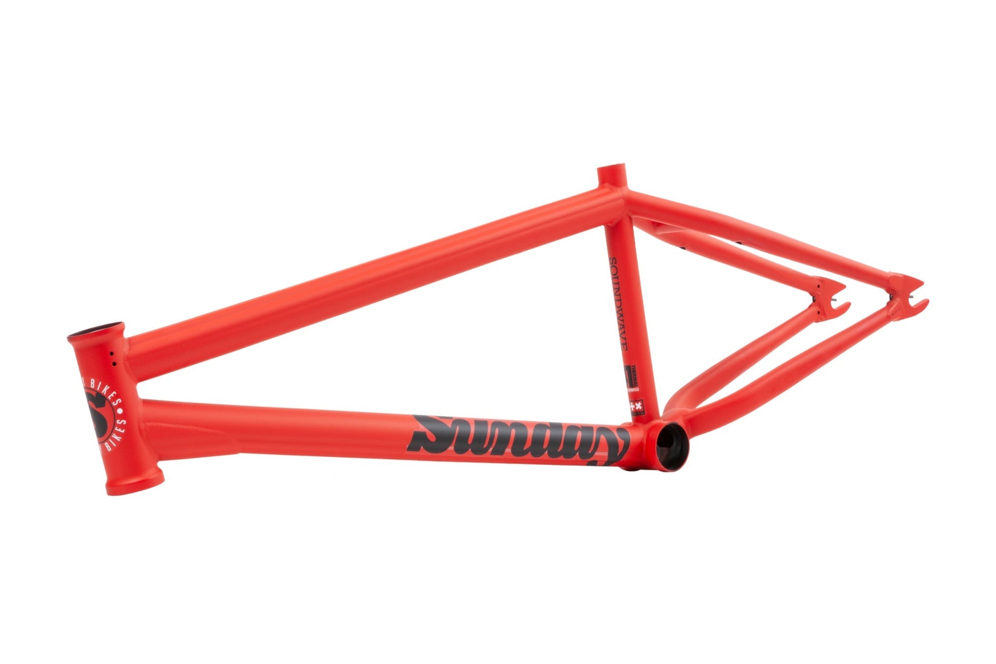 Sunday Soundwave v3 Frame (Matte Fire Engine Red) available at 5150bmx.com