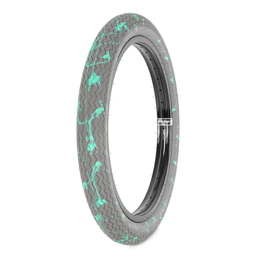 Subrosa Sawtooth Tire (Teal Drip)