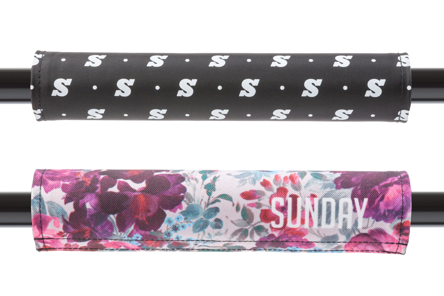 Sunday Reversible Bar Pad (Reflective S-Repeat/Wallflower v2) available at 5150bmx.com