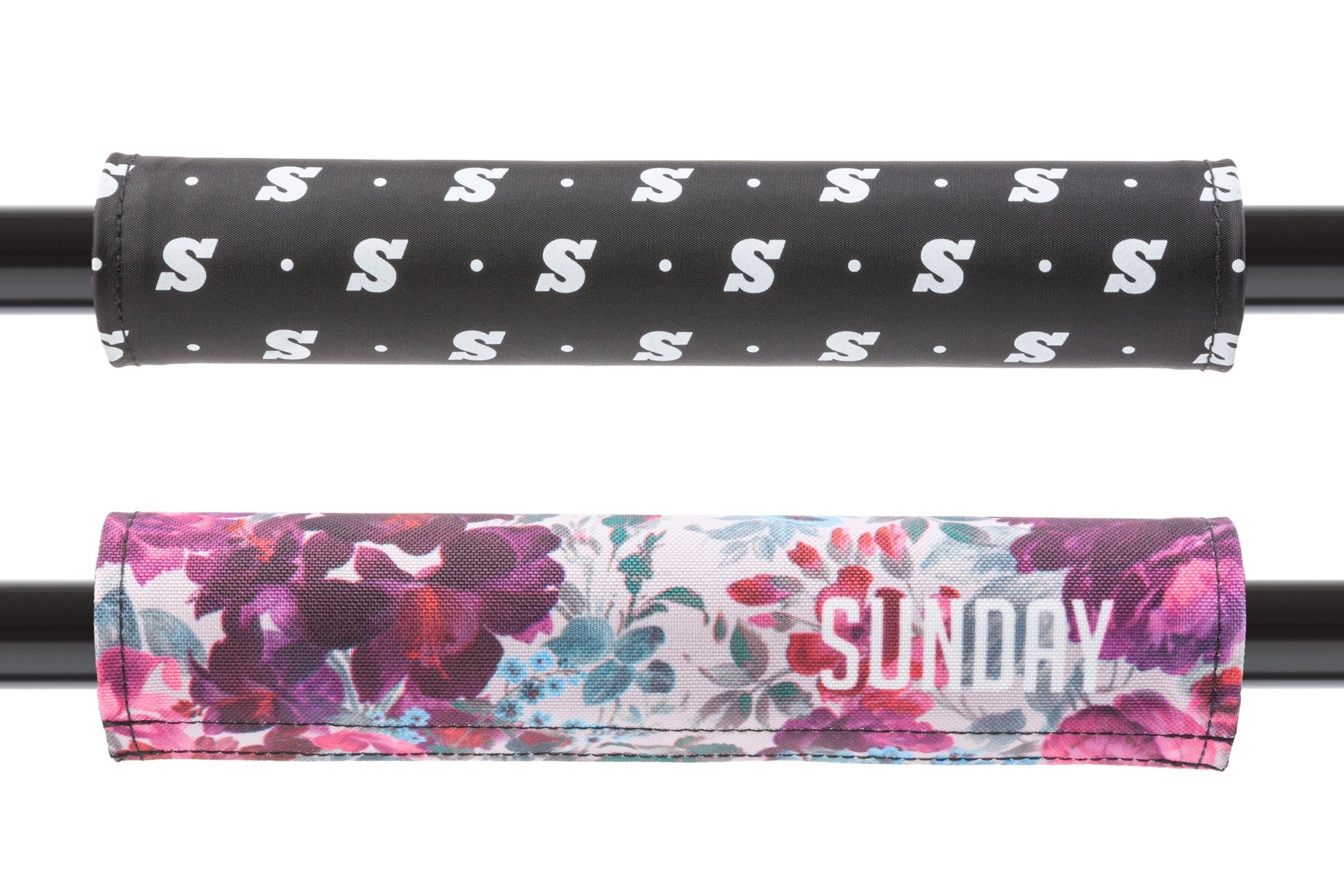 Sunday Reversible Bar Pad (Reflective S-Repeat/Wallflower v2) available at 5150bmx.com