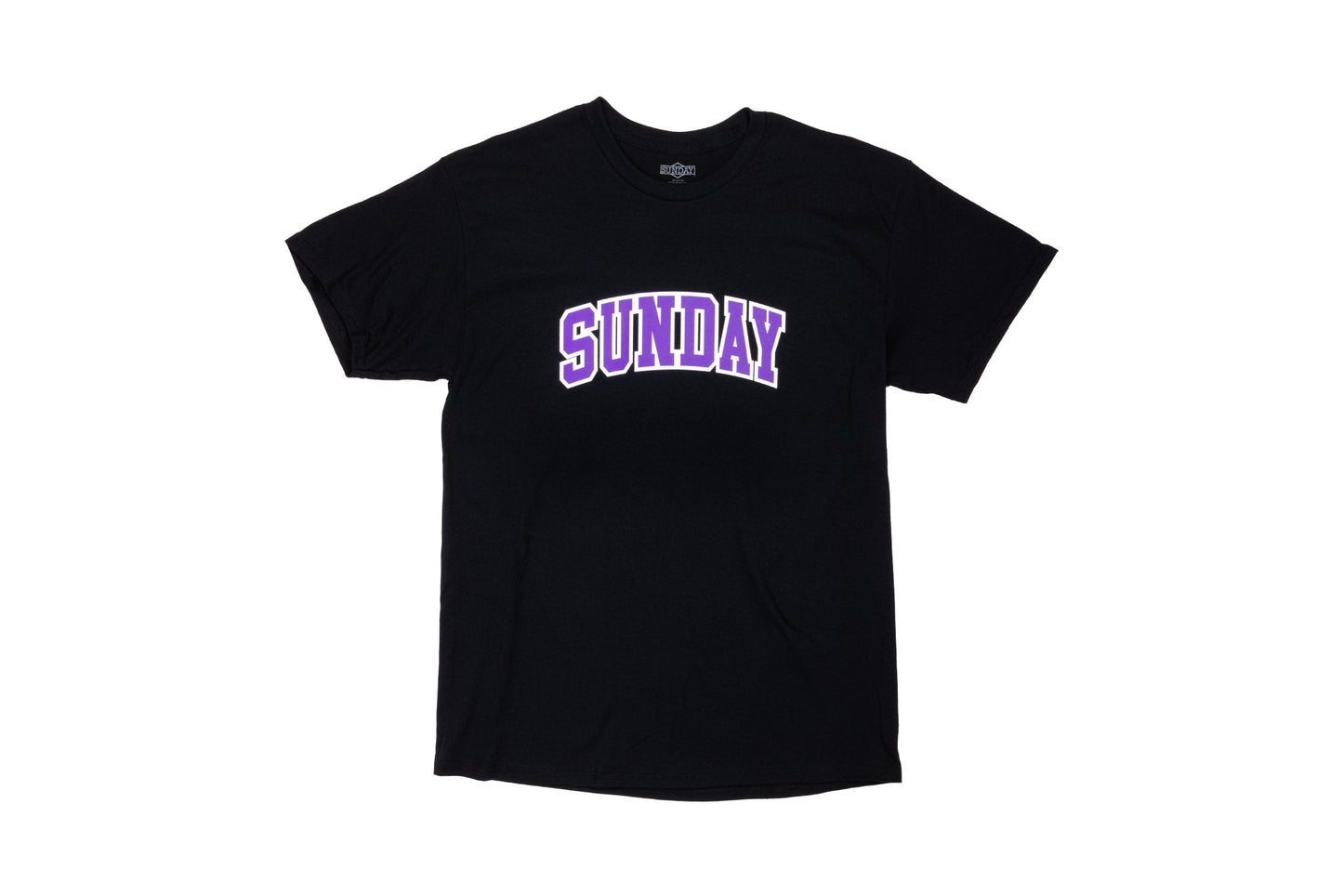 Sunday Blockhead Tee (Black w/ Purple+White Ink) available at 5150bmx.com