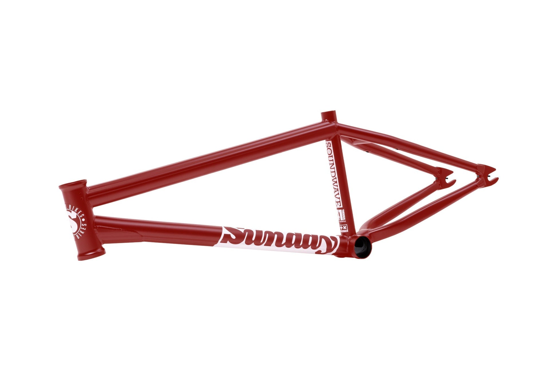 Sunday Soundwave v3 Frame (Matte Maroon) available at 5150bmx.com