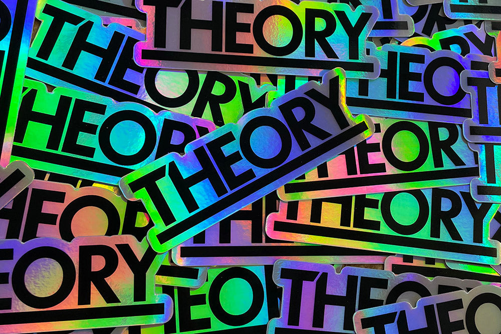 THEORY HOLOGRAPHIC STICKER available at 5150bmx.com