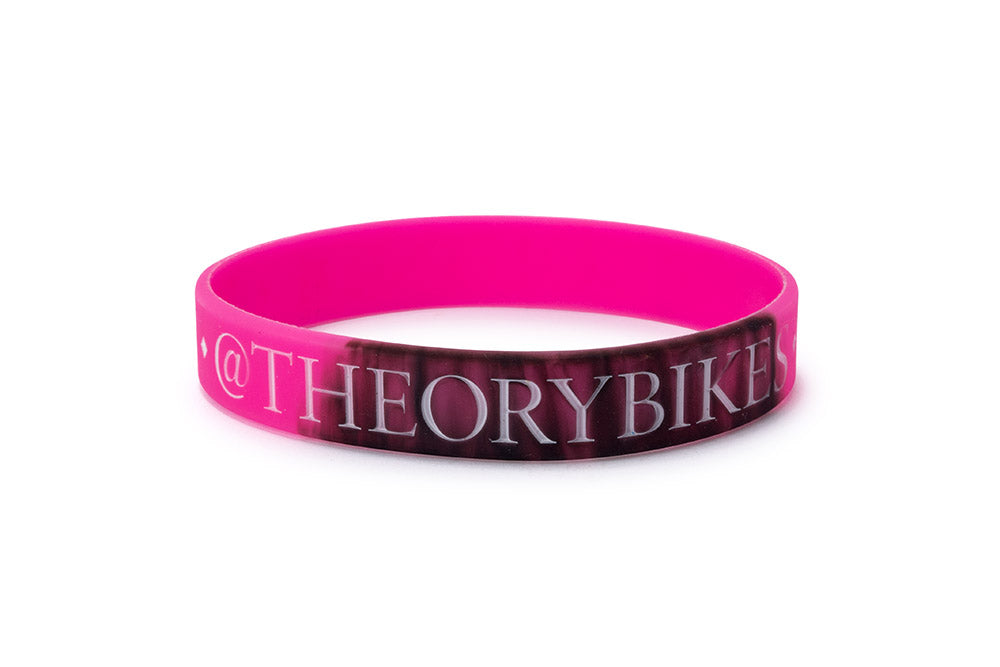 mountainbike band THEORY BRACELET BANDS Black/Hot Pink Swirl