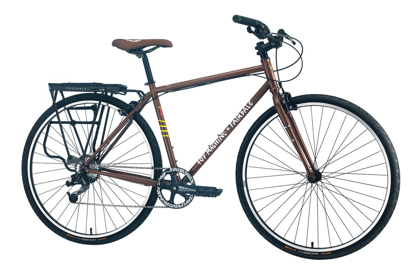 Fairdale x Toy Machine Lookfar  (Limited Edition Gloss Brown in S-L) available at 5150bmx.com