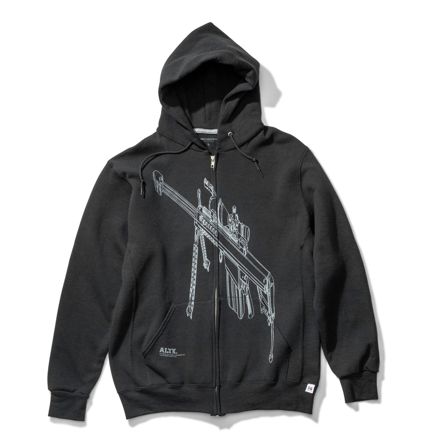 ALYK / UNIT 2.1.6 Midweight Hoodie - Black available at 5150bmx.com