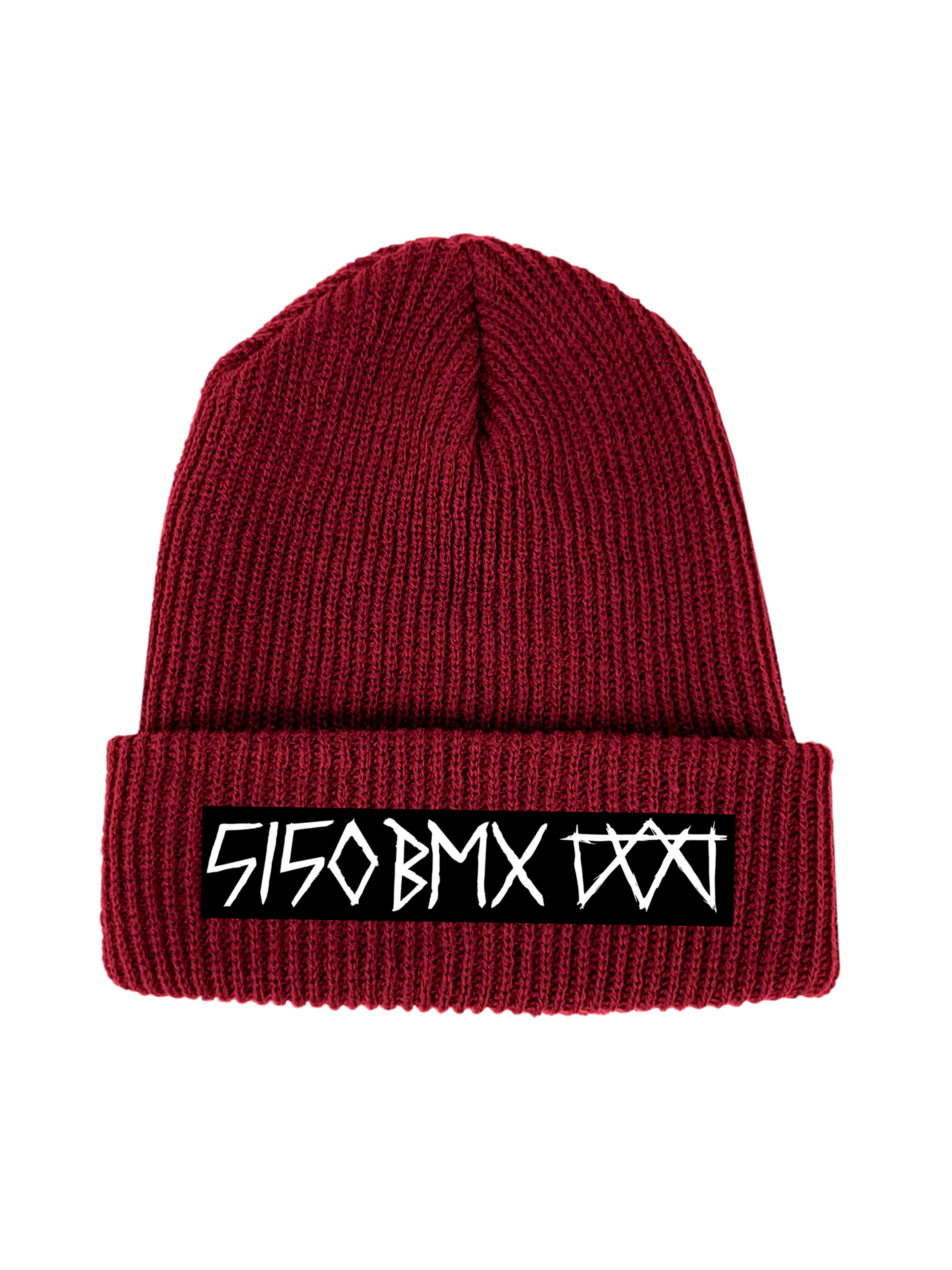 5150bmx Oversized Logo Beanie (Maroon)