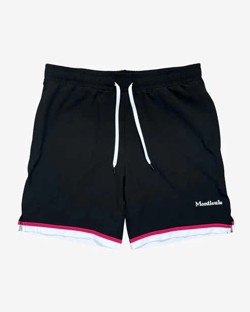 Monticule Lightweight Training Shorts. BLACK