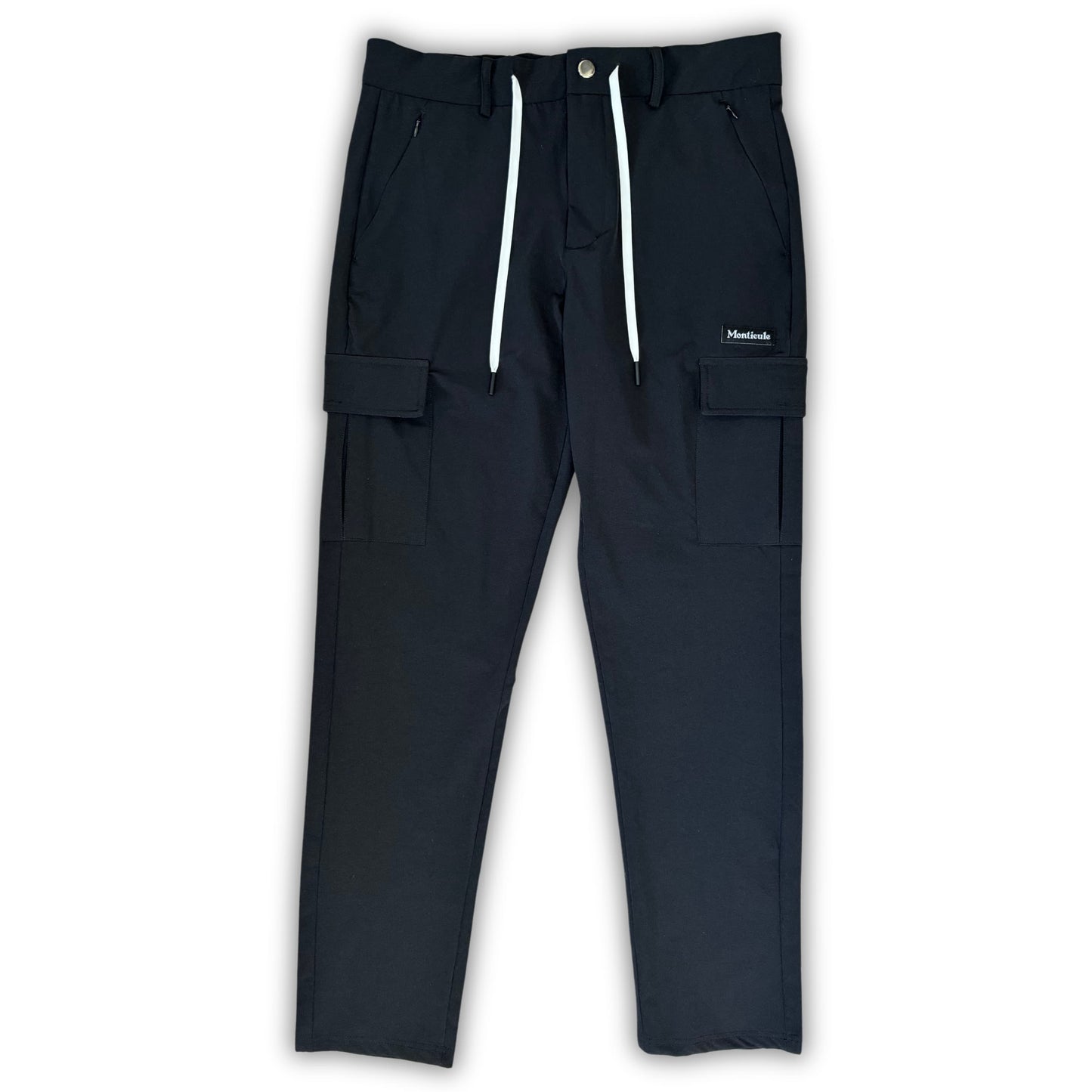 Monticule 'Ocean Park' Cargo Pants. Black