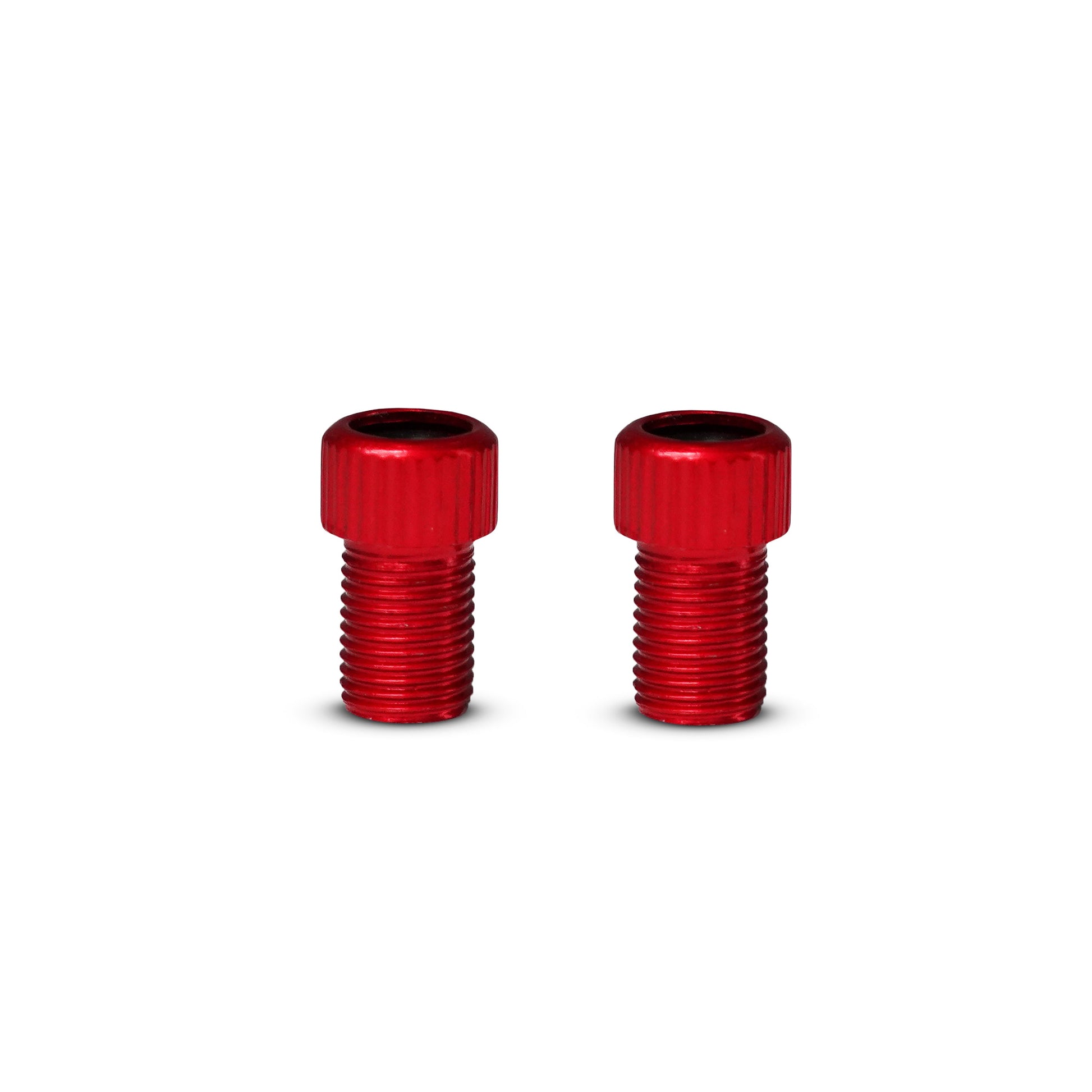 Adapter Valve - Anodized Red 50pcs available at 5150bmx.com
