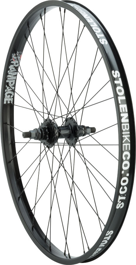 Stolen Rampage 26" 11t Cassette Wheel (RHD Black)