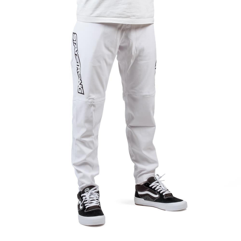 Stay Strong V3 Race Pants - White/Black available at 5150bmx.com