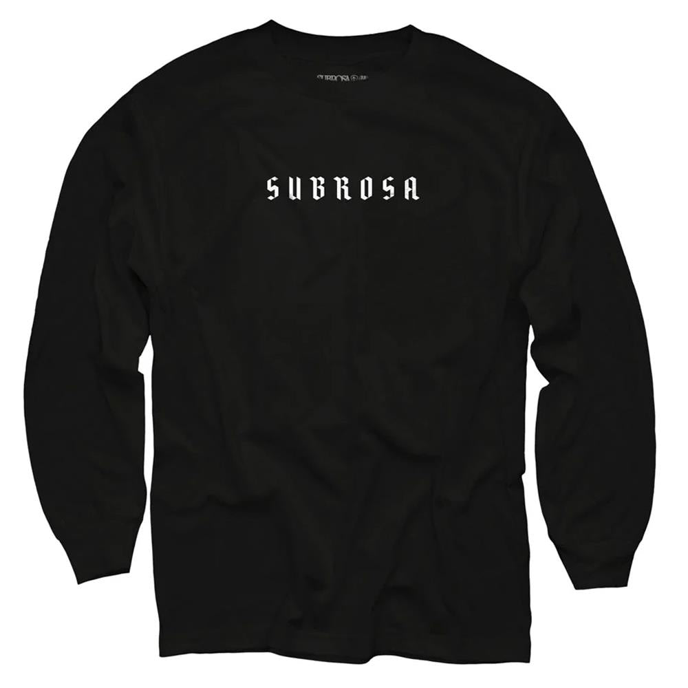 Subrosa Stout Long Sleeve T-Shirt - Black available at 5150bmx.com