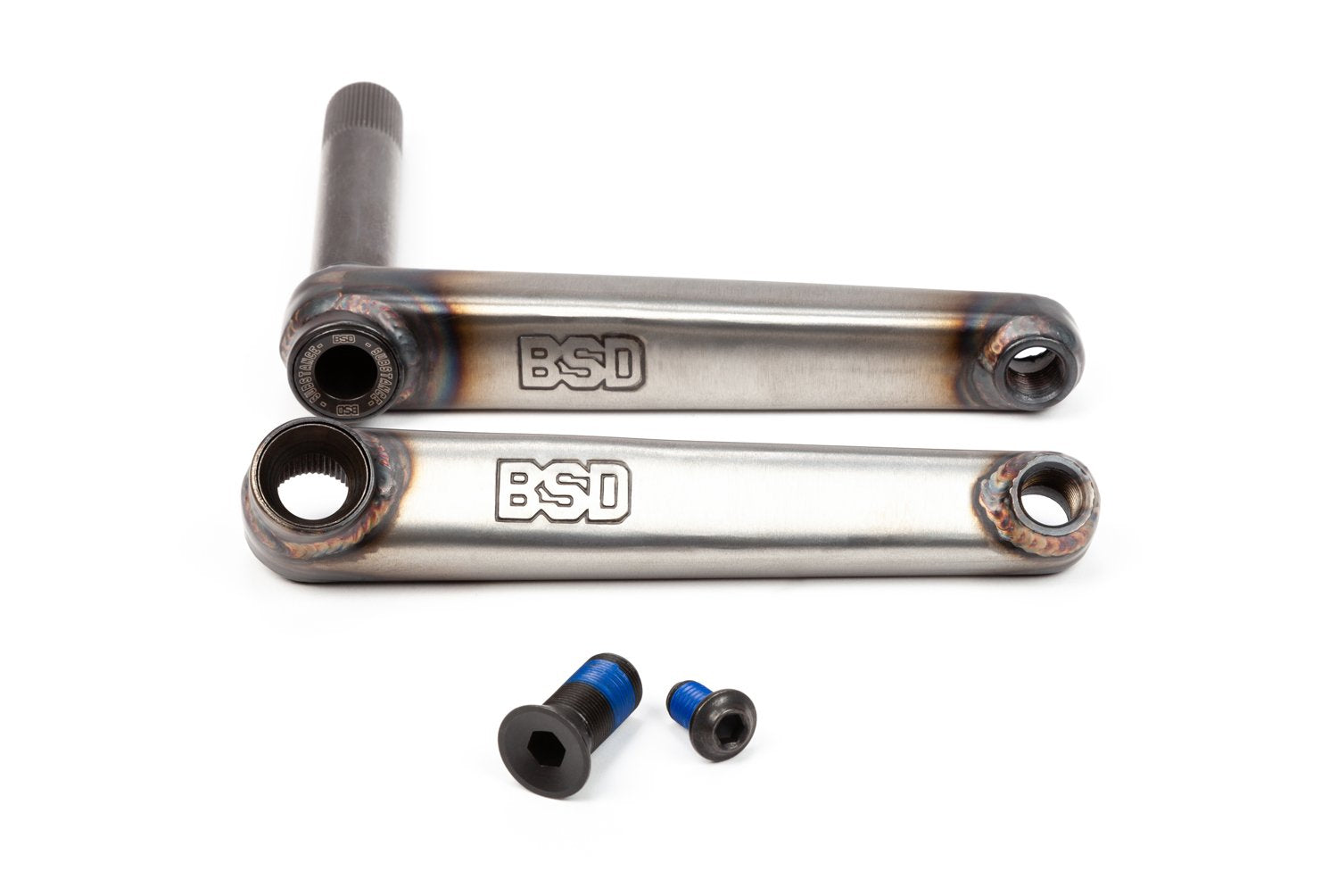BSD Substance Cranks (Flat Raw) - Available at 5150bmx.com