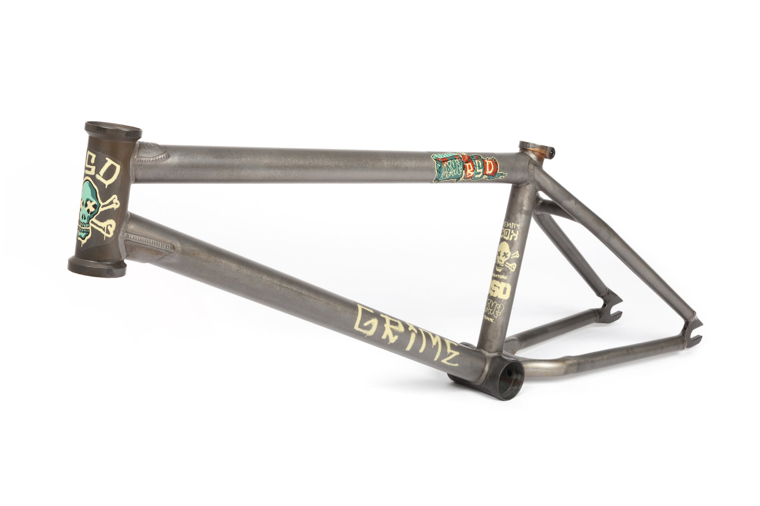 BSD Grime Frame (Flat Raw) available at 5150bmx.com