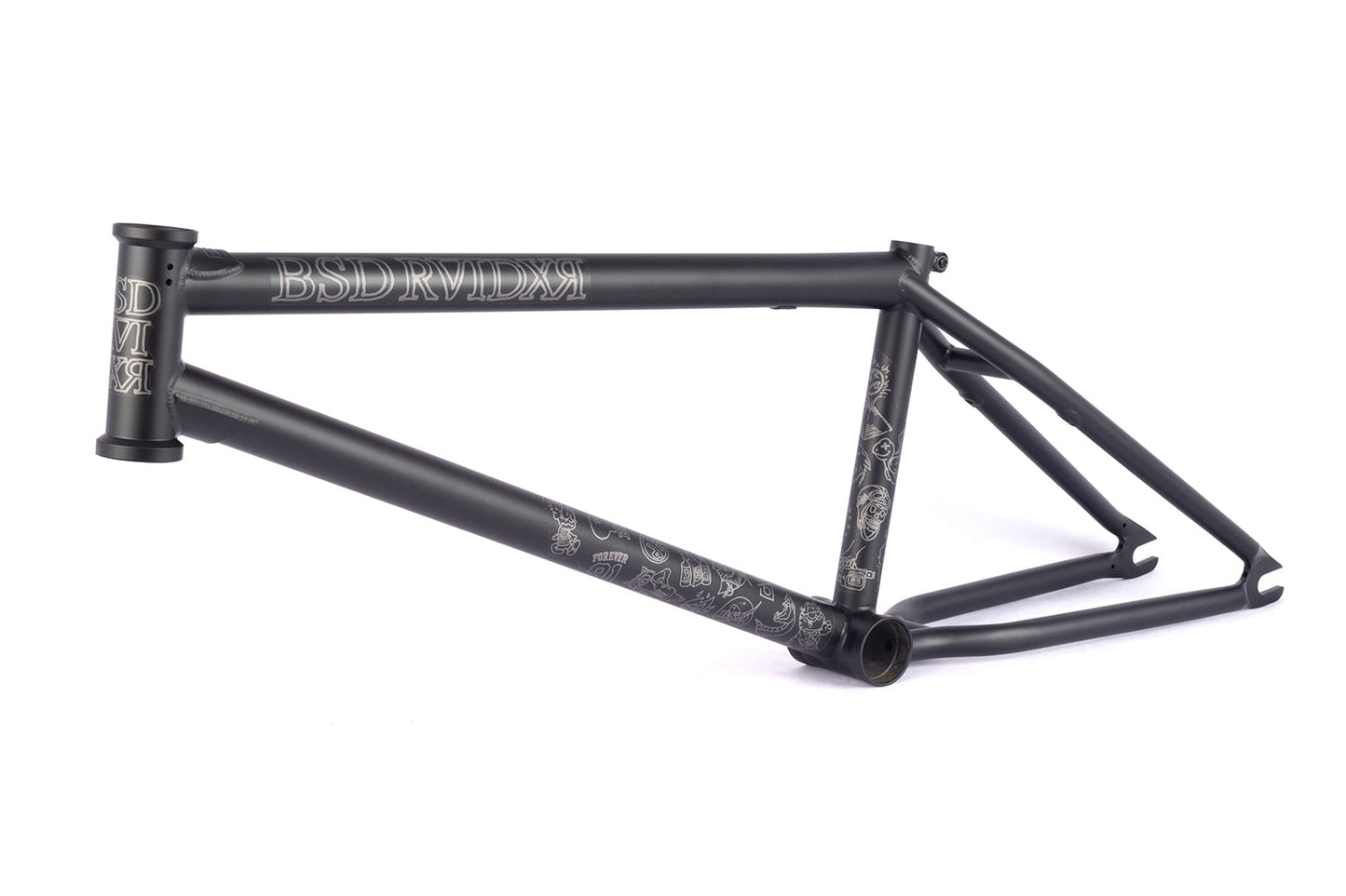 BSD Raider v3 Frame (2022 Flat Black) available at 5150bmx.com