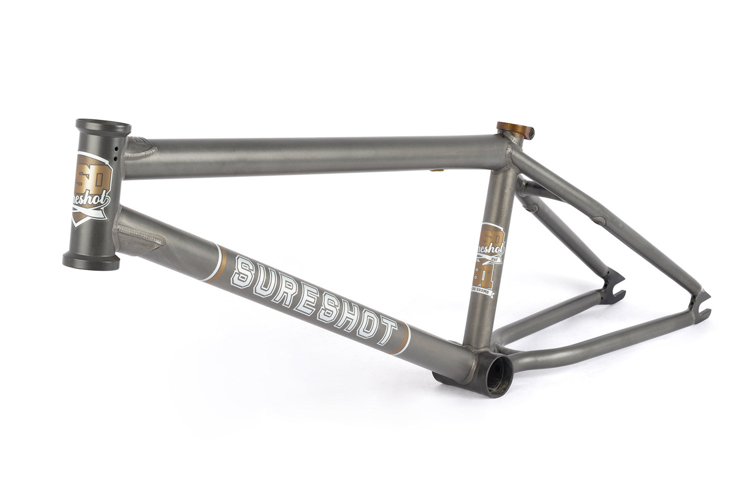 BSD Sureshot Frame (2022 Flat Raw) available at 5150bmx.com