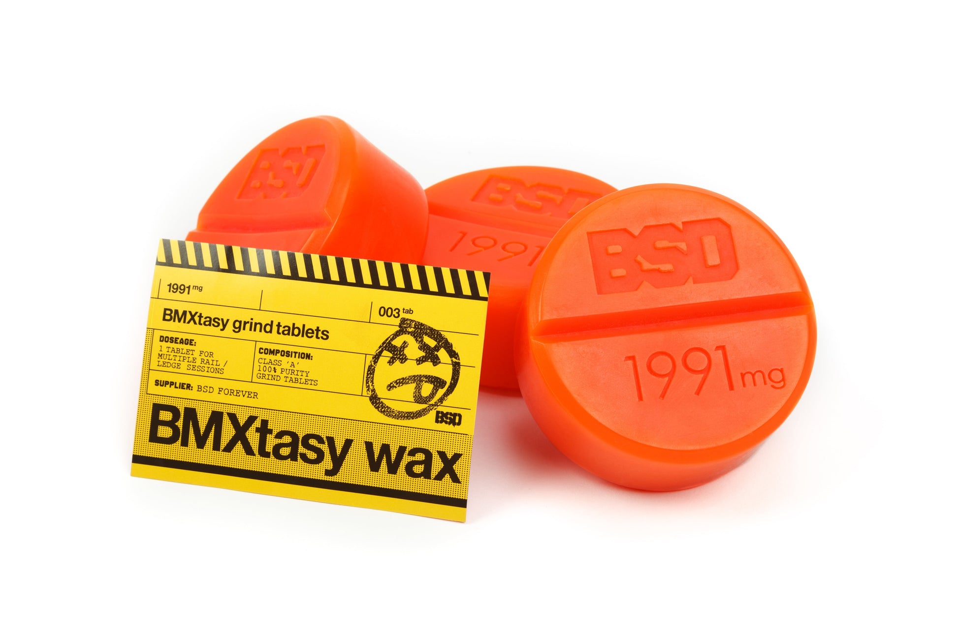 BSD BMXtasy Grind Wax (Orange) available at 5150bmx.com