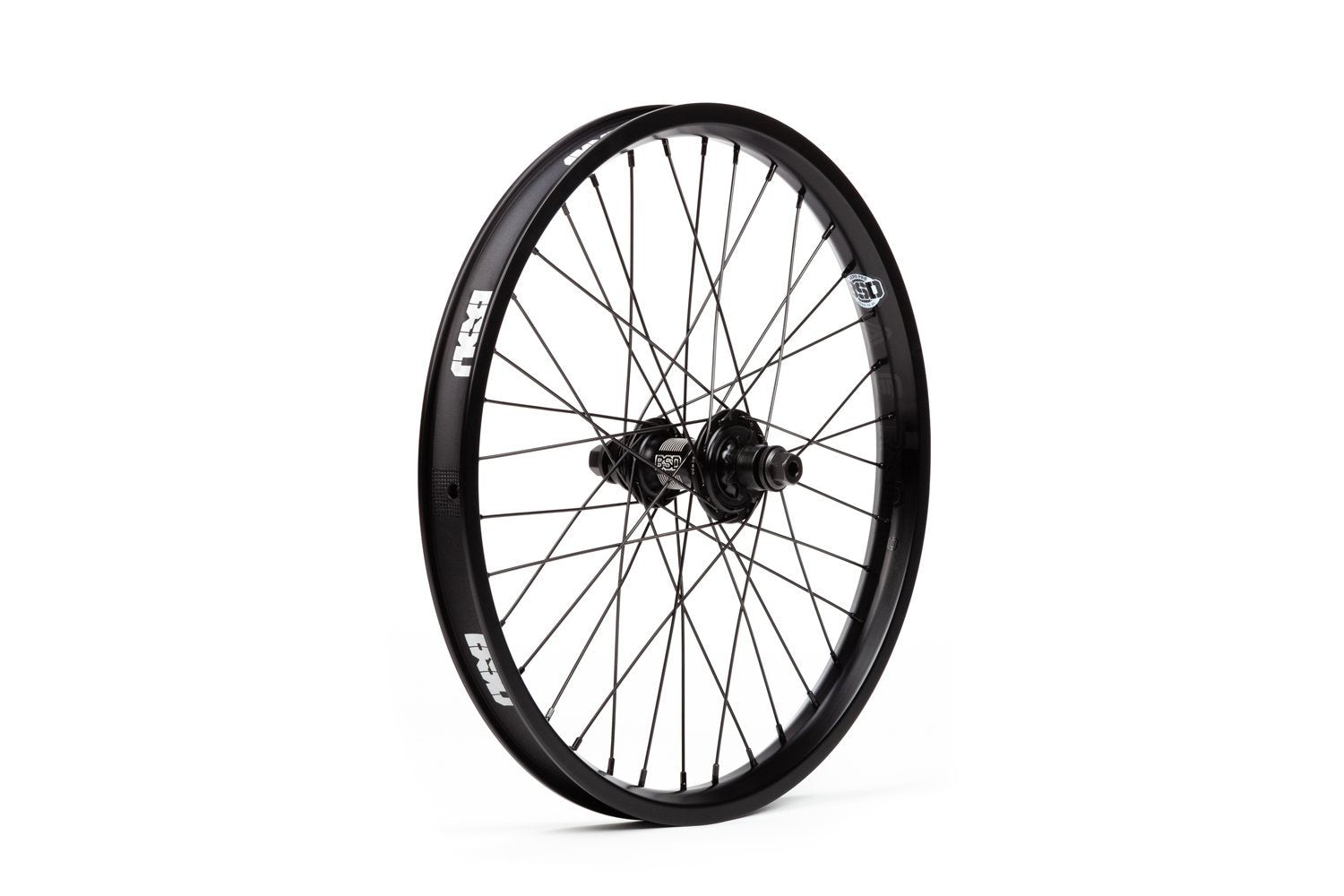 BSD Swerve + Aero Pro Cassette Wheel (Black) available at 5150bmx.com
