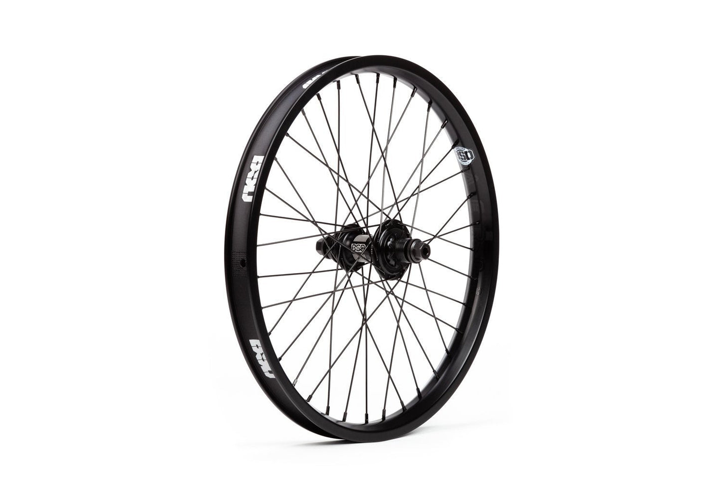 BSD Swerve + Aero Pro Cassette Wheel (Black) available at 5150bmx.com