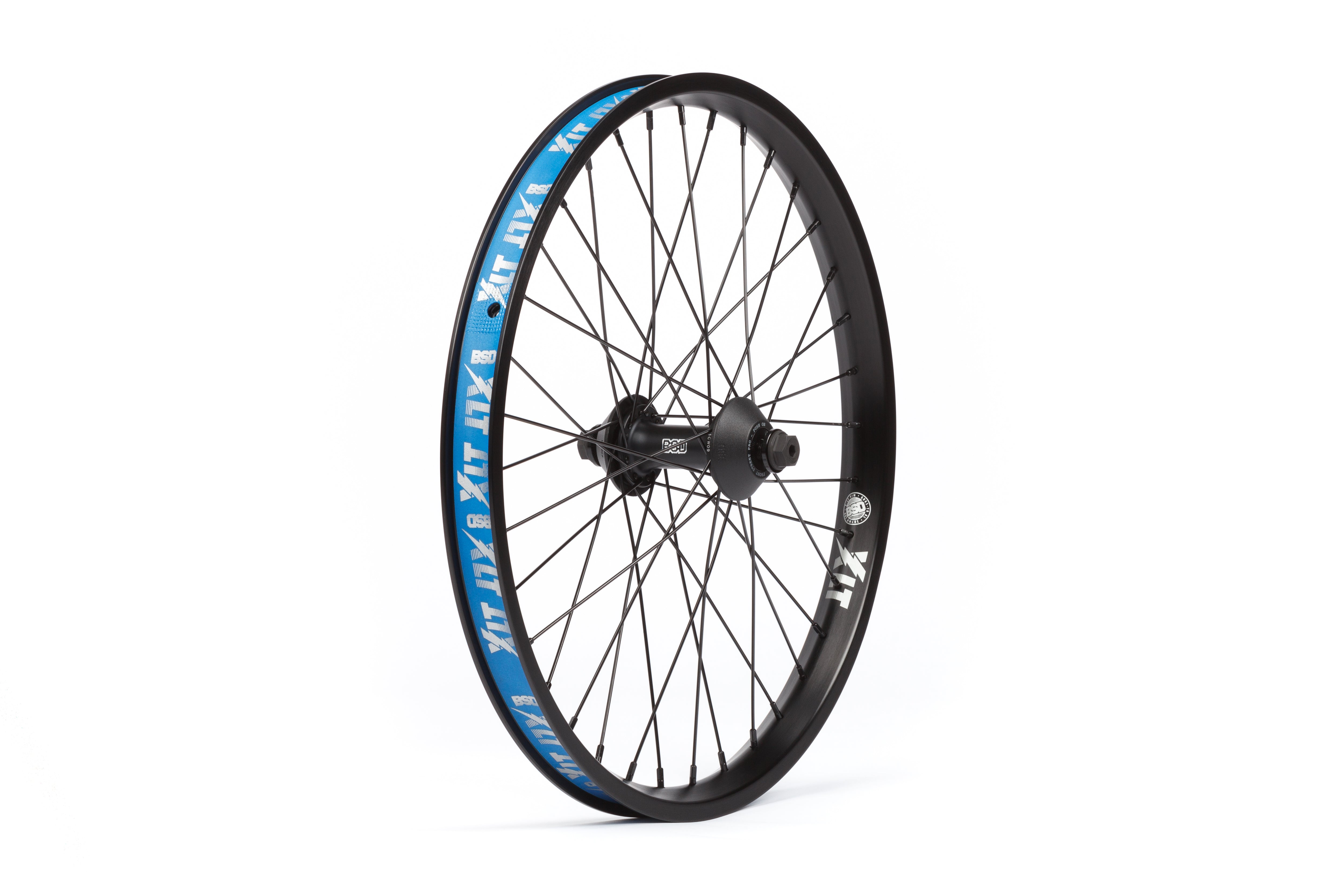 BSD XLT Front Street Front Wheel (Black) available at 5150bmx.com