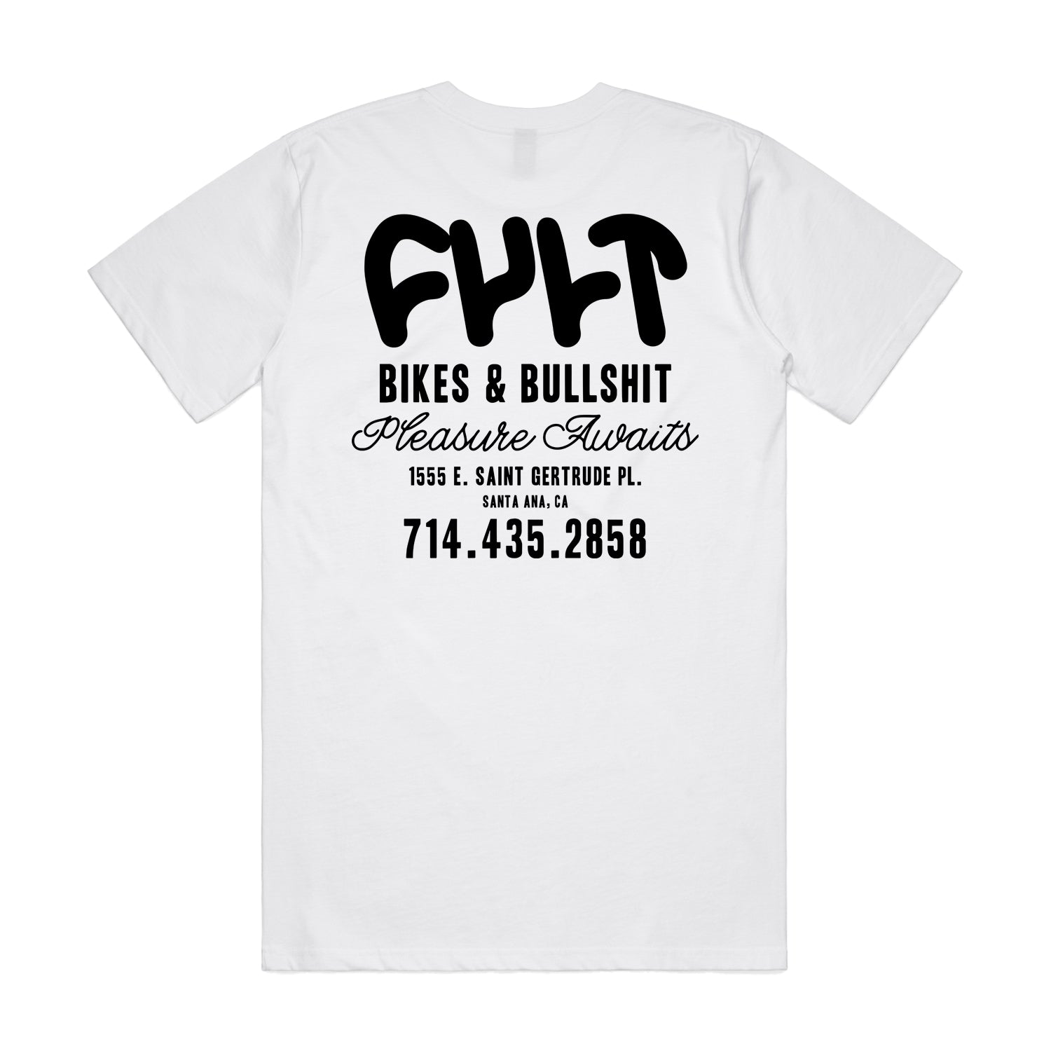 Bullshit Tee / white available at 5150bmx.com