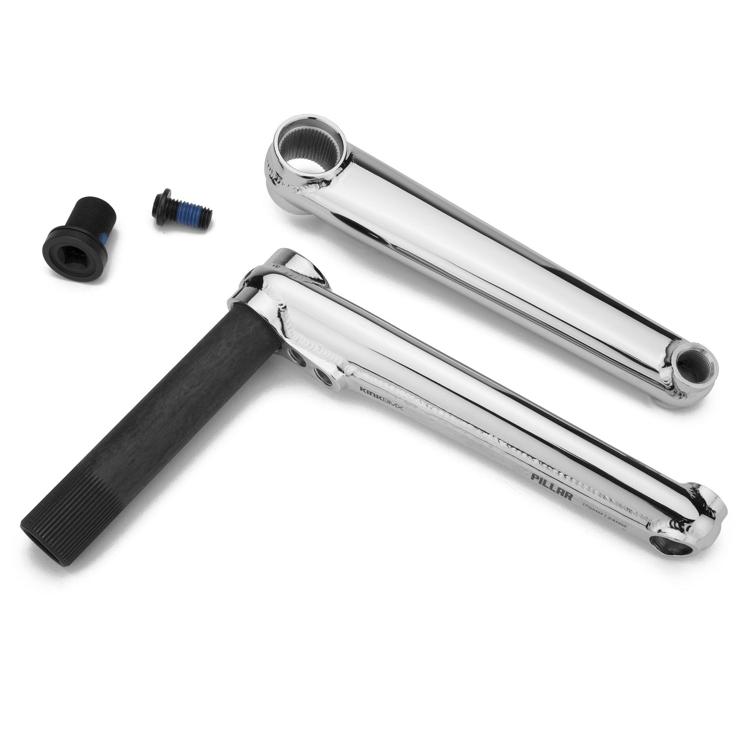 Kink Pillar 24mm Cranks (Chrome)