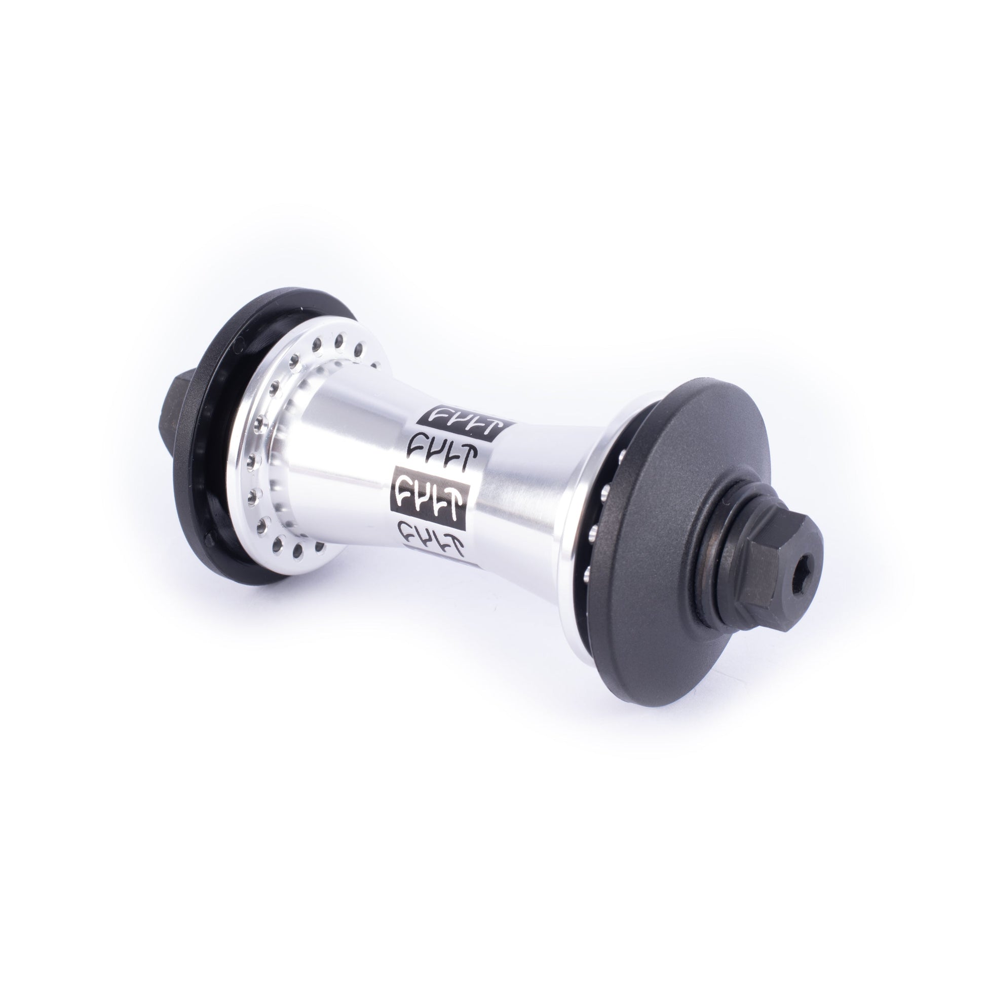 Crew Front Hub / black & polished available at 5150bmx.com