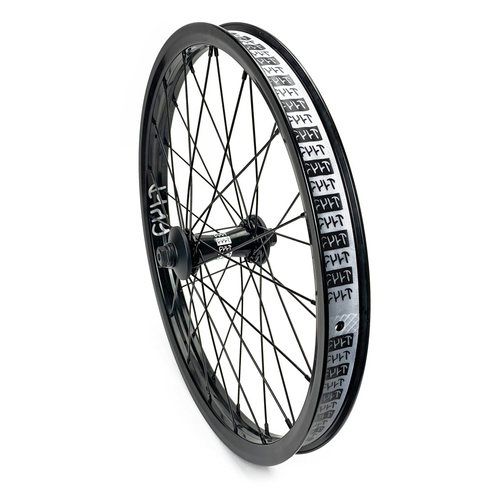 Crew Front Wheel v2 / black & polished available at 5150bmx.com