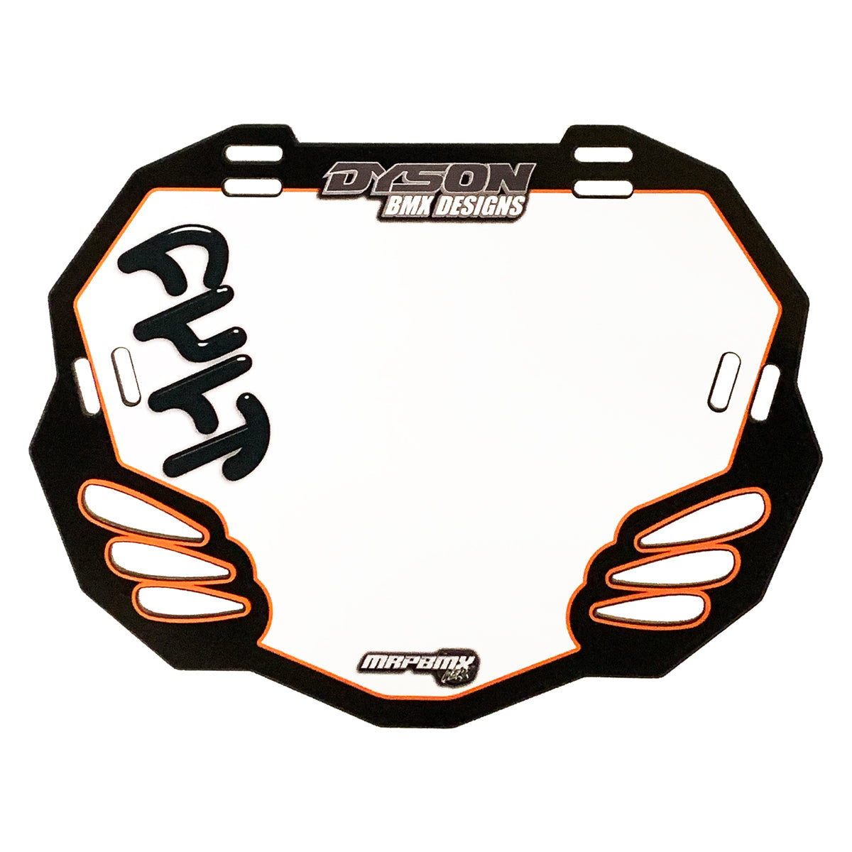 Race Number Plate available at 5150bmx.com