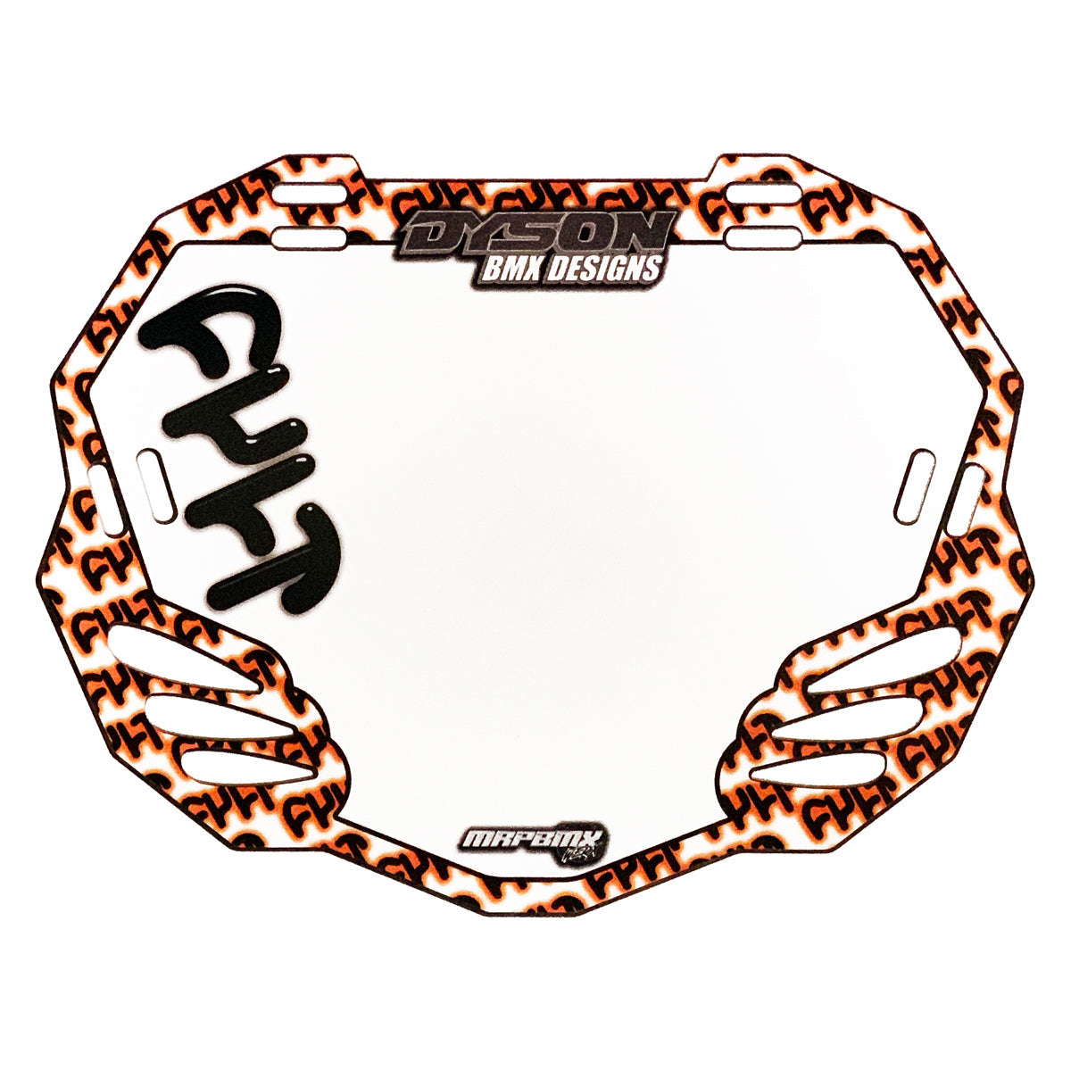 Race Number Plate available at 5150bmx.com