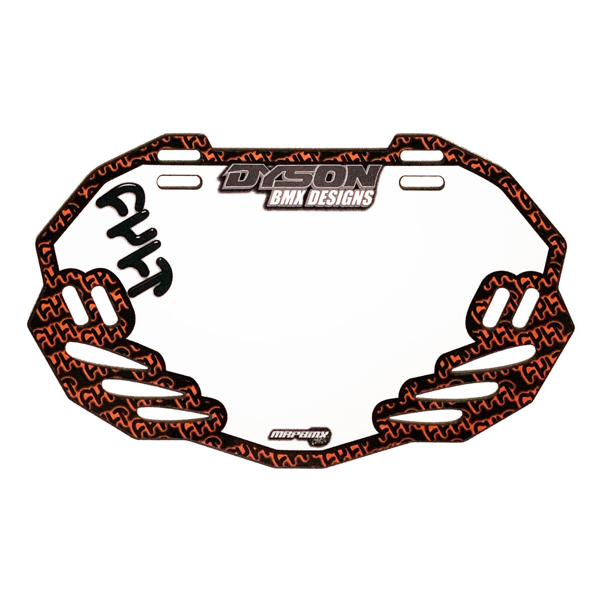 Race Number Plate available at 5150bmx.com