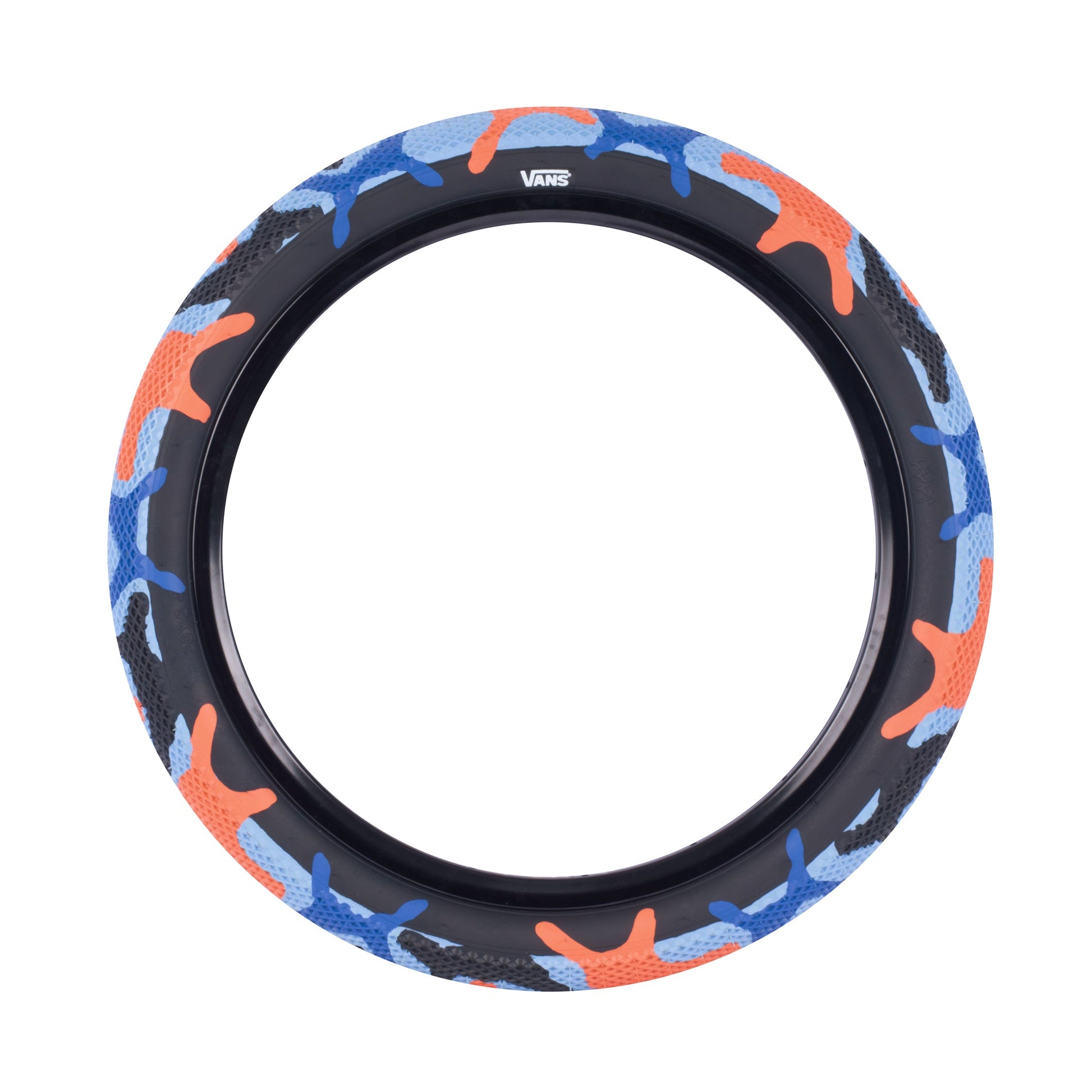 Vans x Cult Tire 20" / blue orange camo (single) available at 5150bmx.com