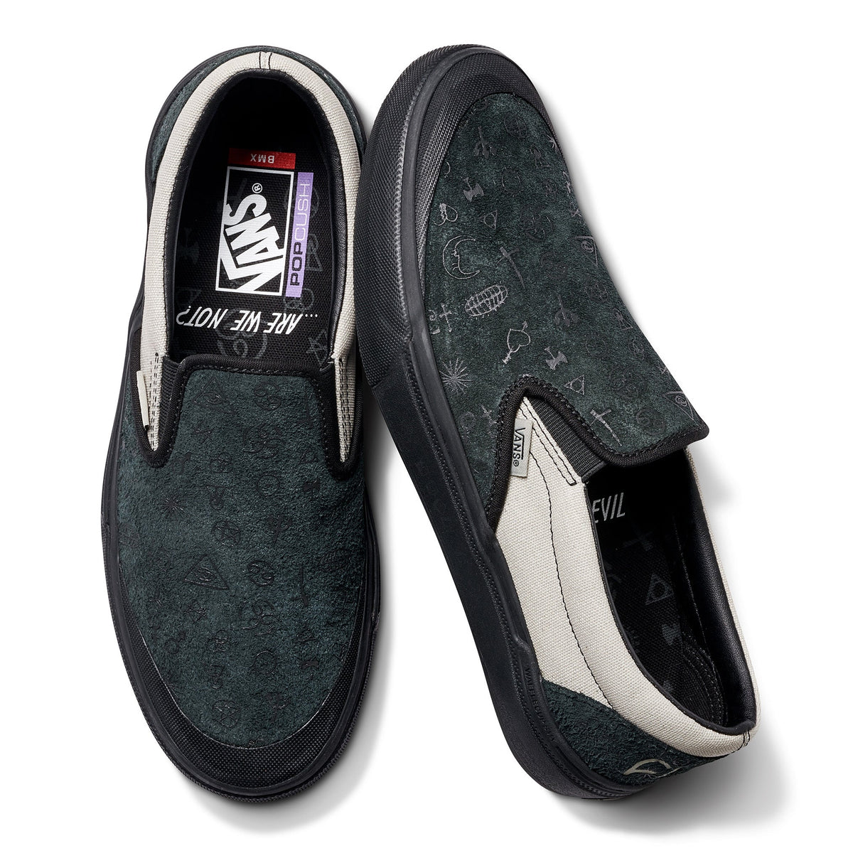 Vans X Cult BMX Black And Gray  Slip On, Men\'s 7.5, Women\'s 8.5 Vans x Cult Men main image 2