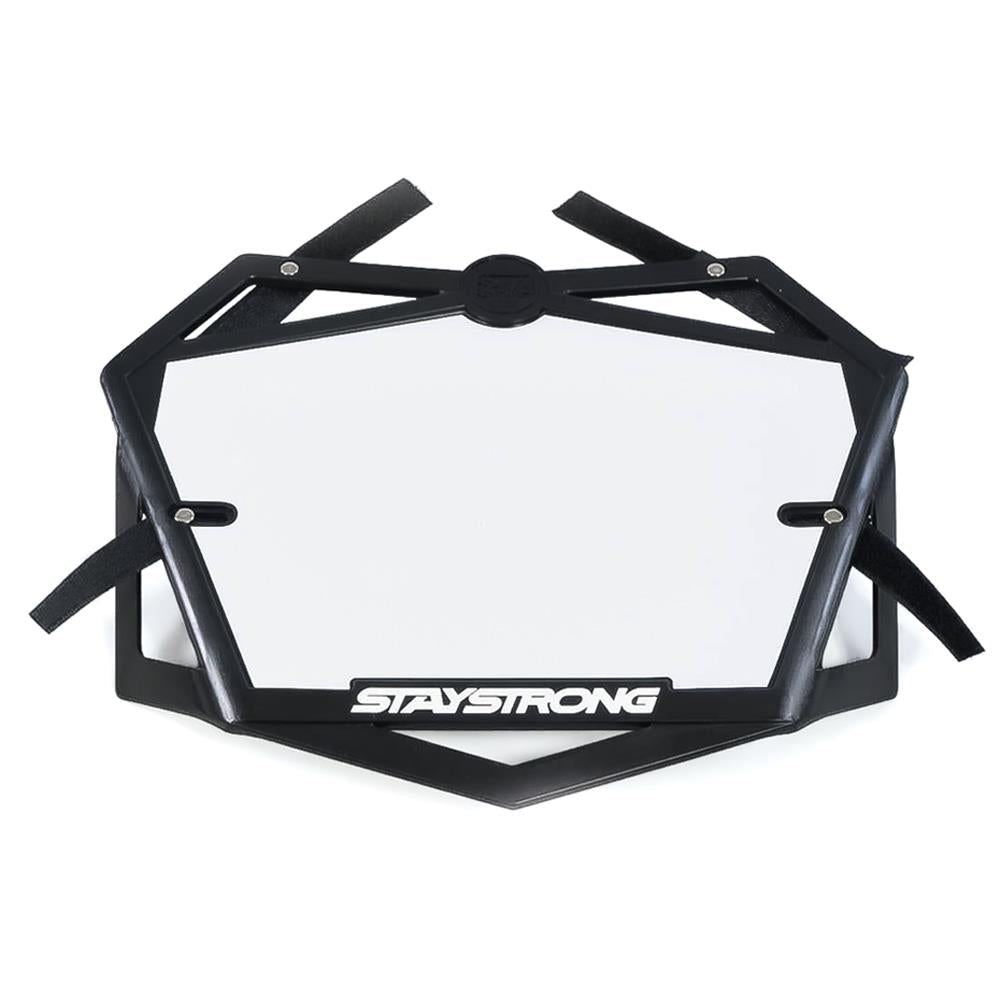 Stay Strong Primo 3D Pro Race Number Plate available at 5150bmx.com