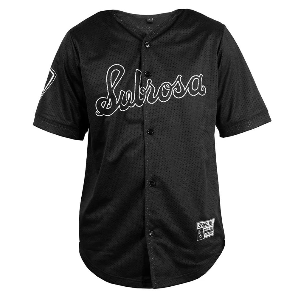 Subrosa Walk Off Jersey - Black available at 5150bmx.com