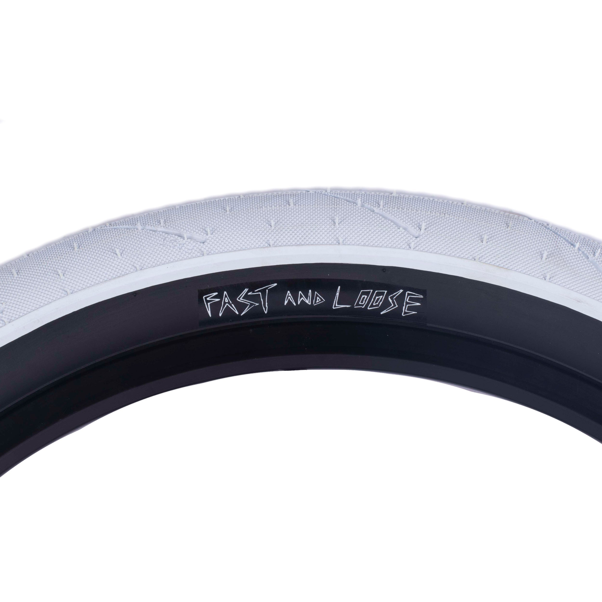 Fast & Loose Walsh FOLDABLE Tire (single) white available at 5150bmx.com