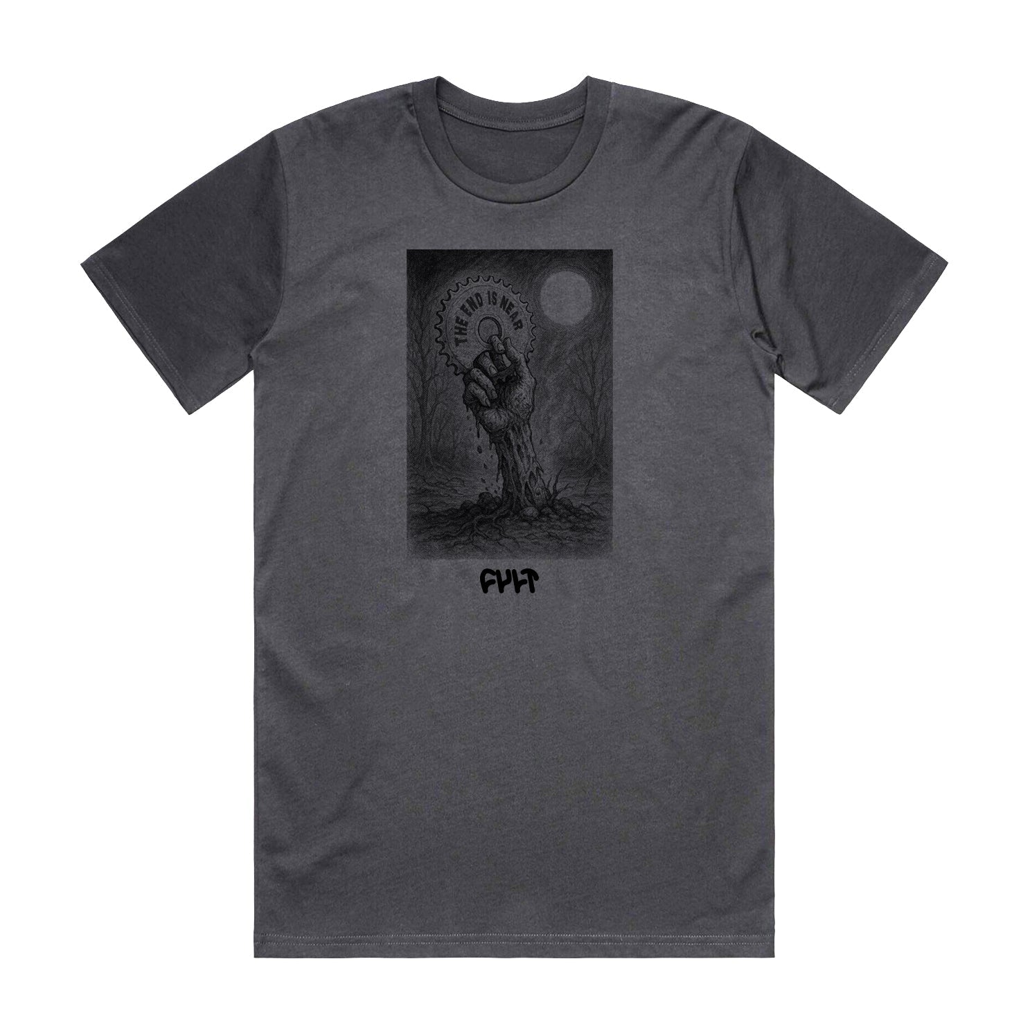 Friday the 13th Tee / faded black available at 5150bmx.com