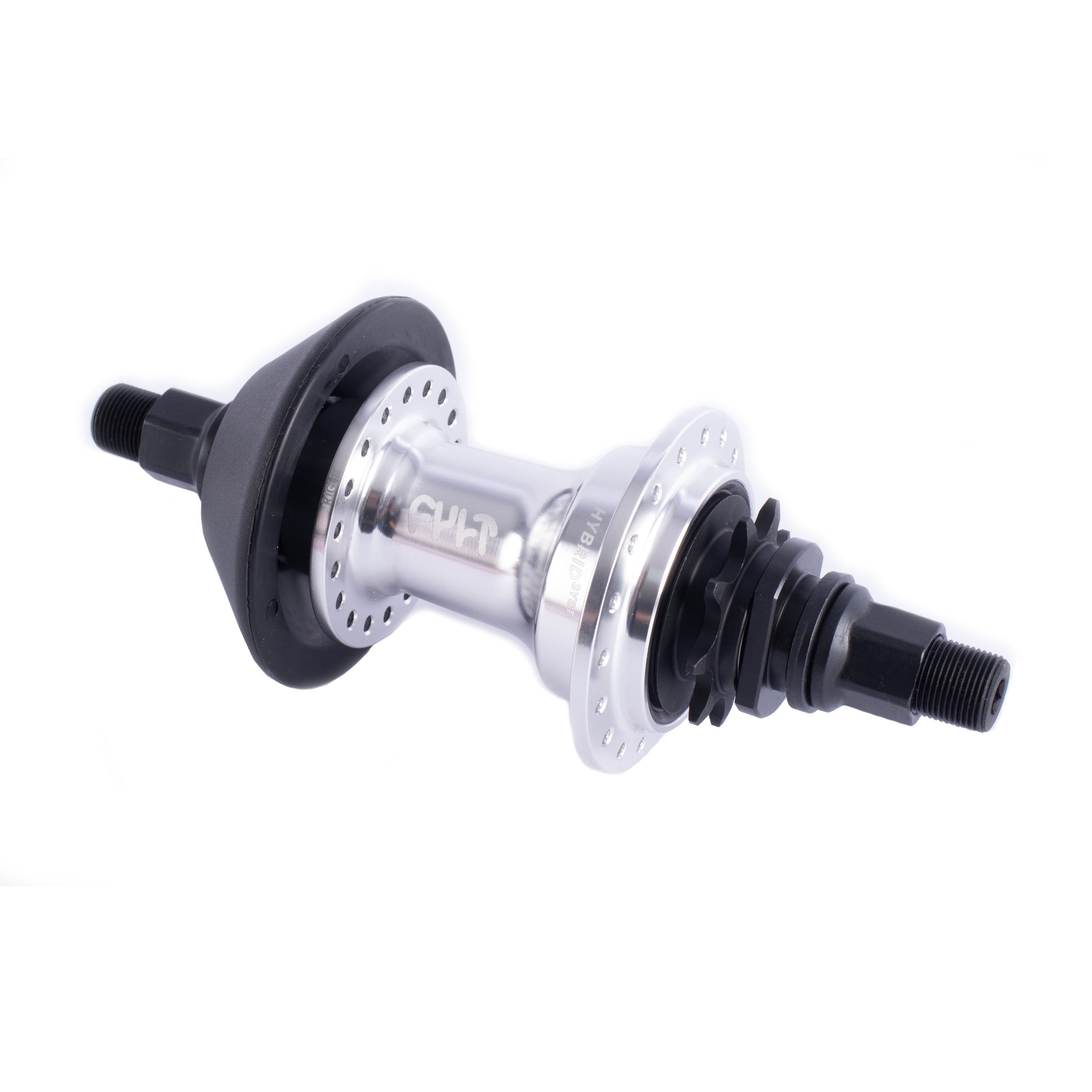 Crew Hybrid Hub / black & polished available at 5150bmx.com