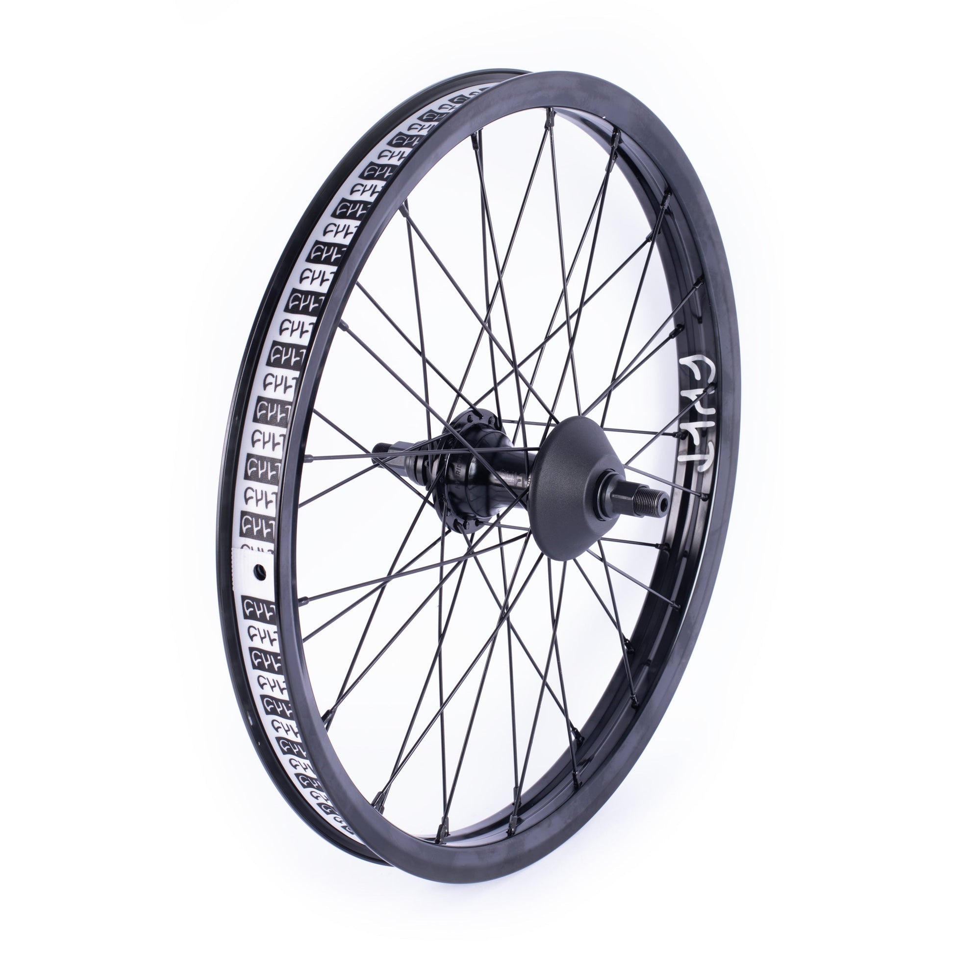 Crew Hybrid Freecoaster Wheel / black & polished available at 5150bmx.com