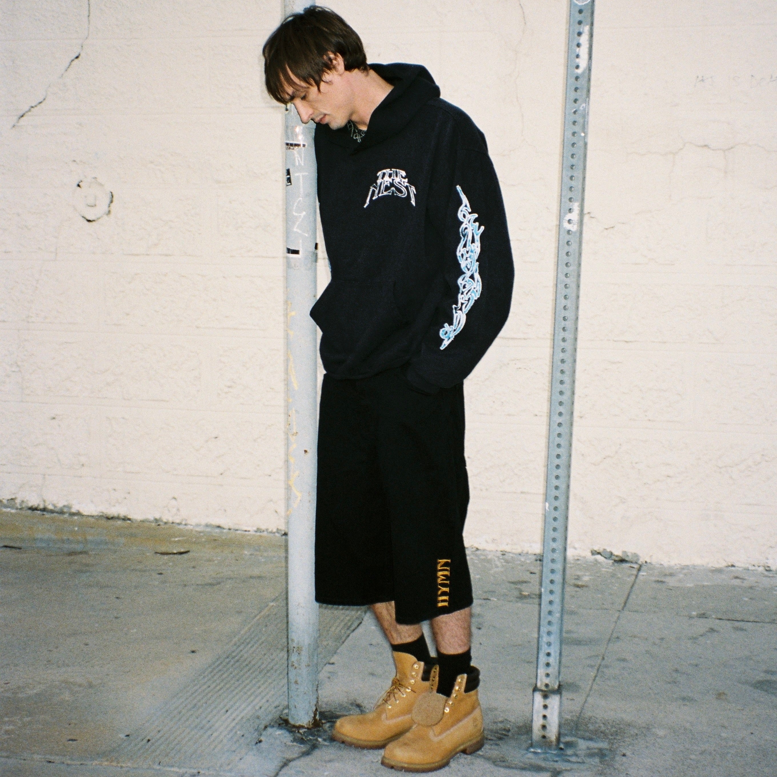 HYMN / Lazy Afternoon Denim Shorts - black available at 5150bmx.com