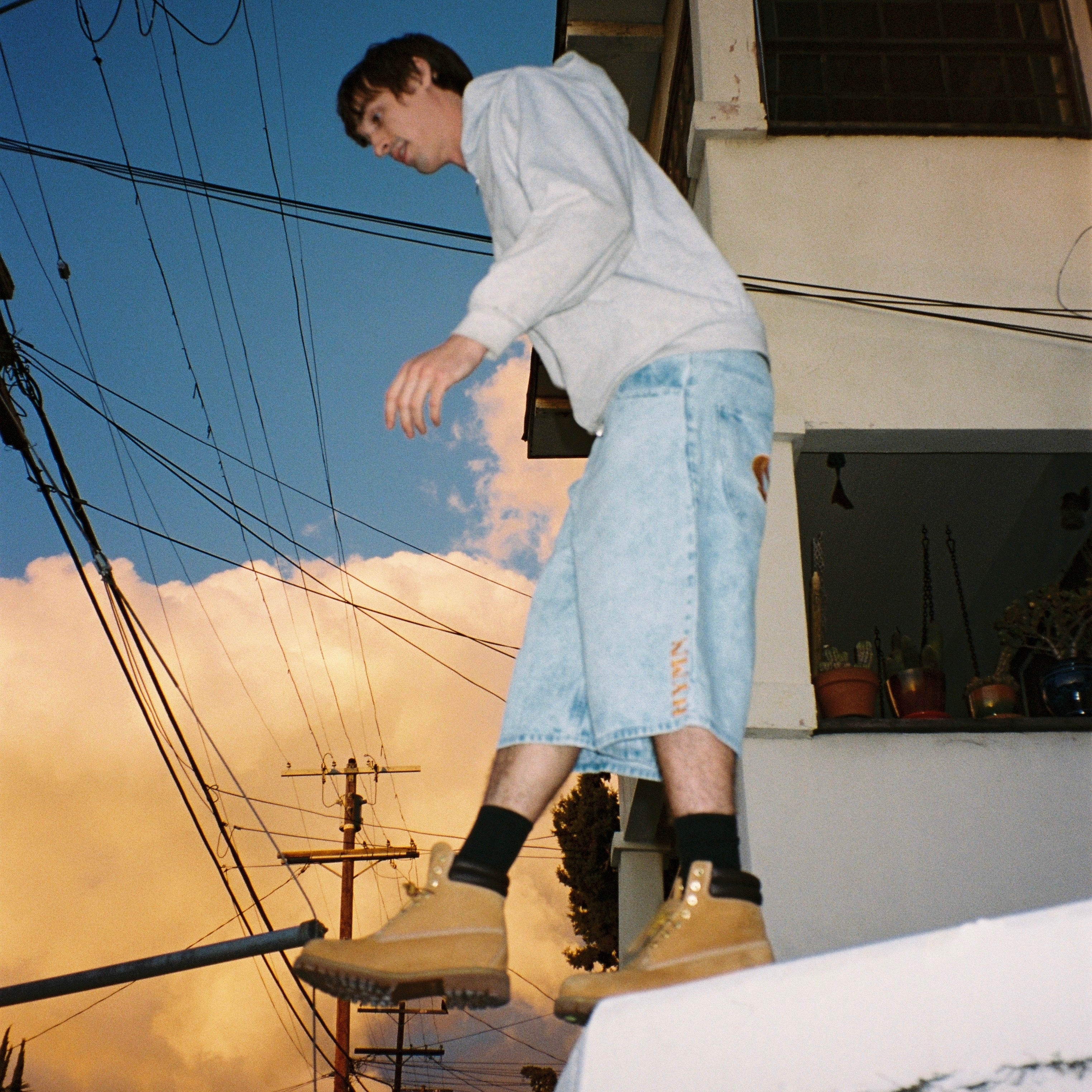 HYMN / Lazy Afternoon Denim Shorts - light wash available at 5150bmx.com