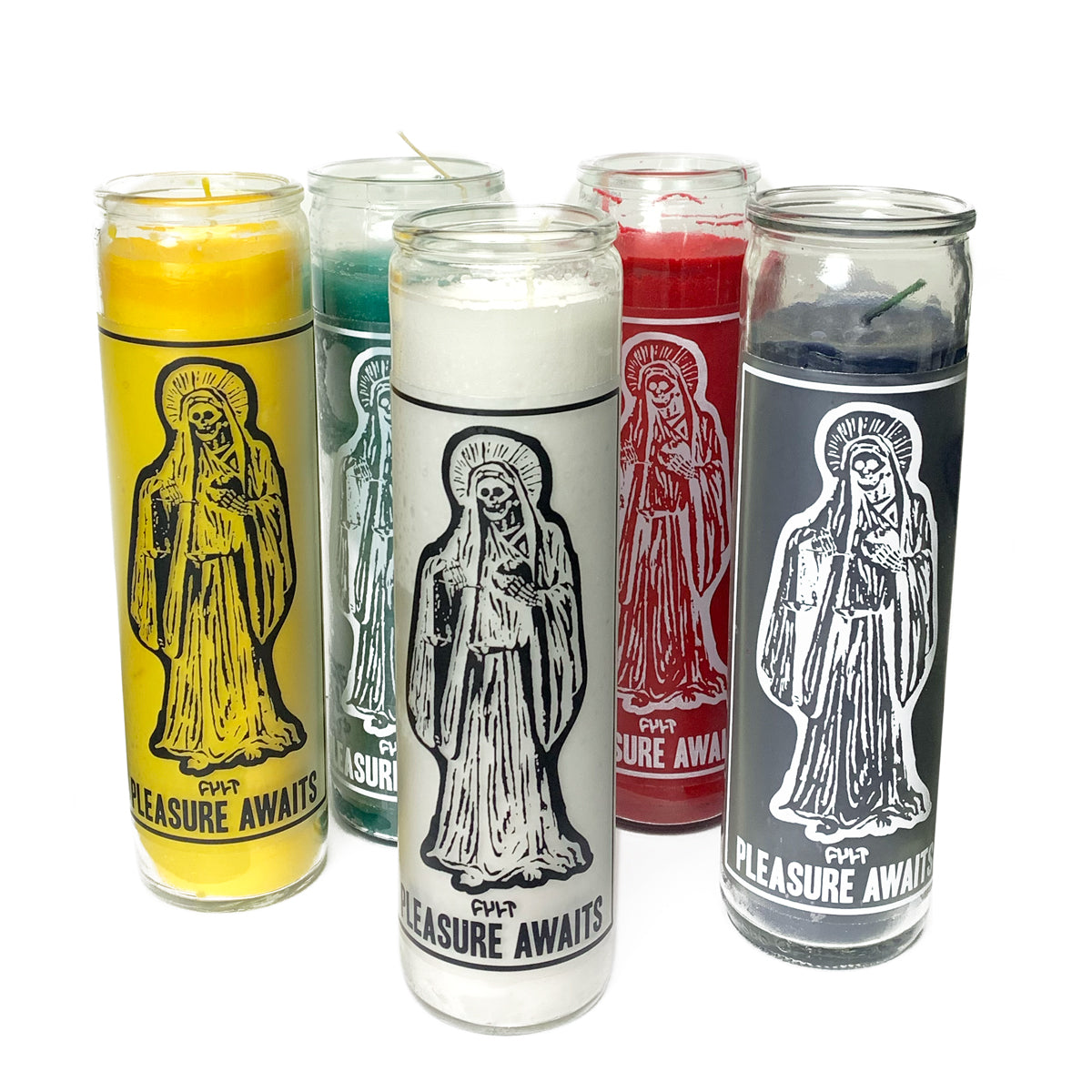 Pleasure Awaits Glass Candle available at 5150bmx.com